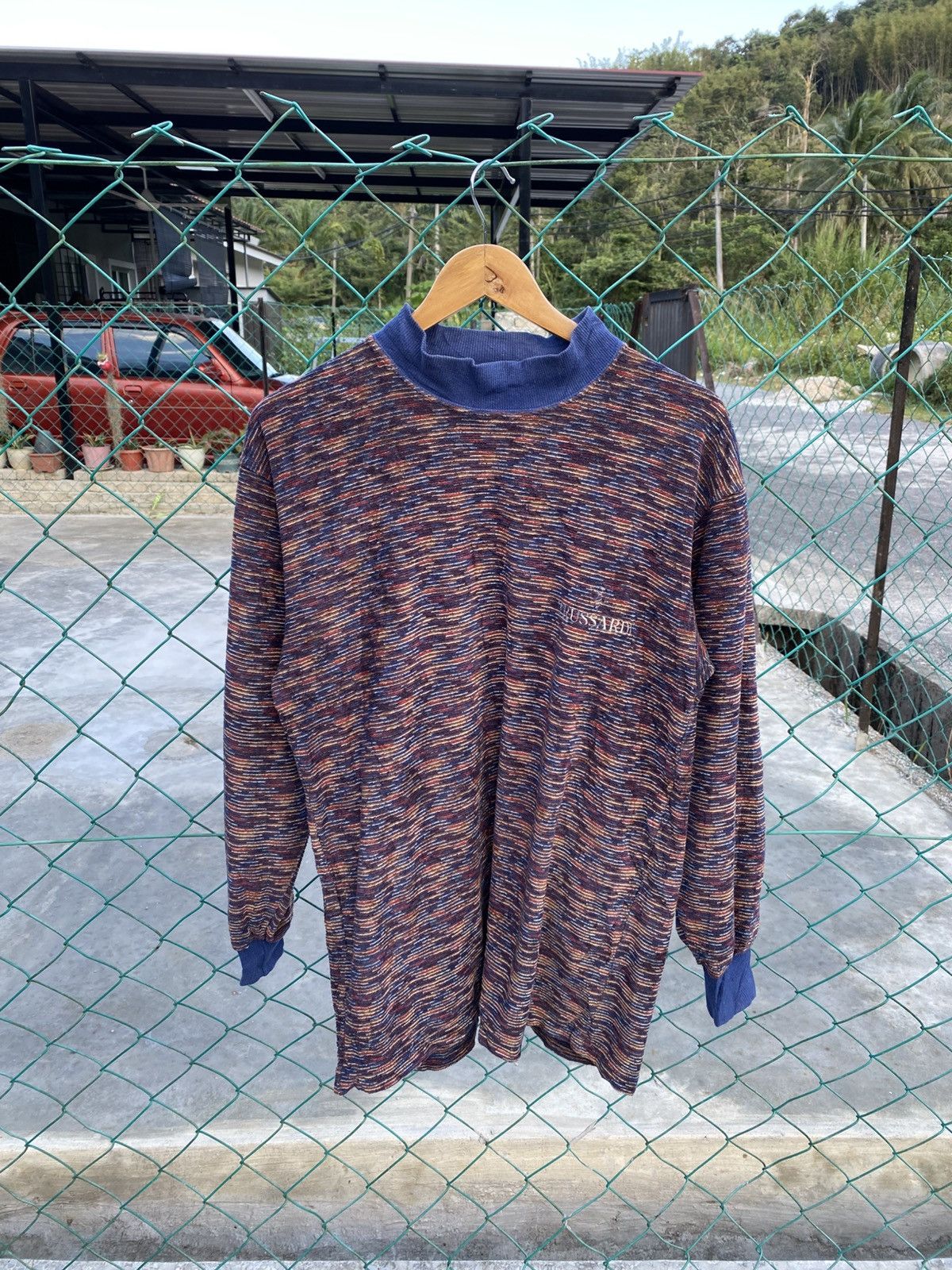 Trussardi × Vintage Vintage trussardi mockneck long sleeve Size US M / EU 48-50 / 2 - 1 Thumbnail