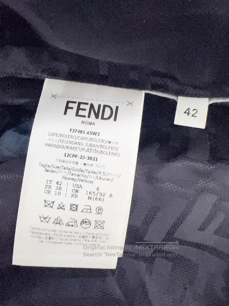 Fendi Fendi Crystal logo jacket Size S / US 4 / IT 40 - 6 Thumbnail