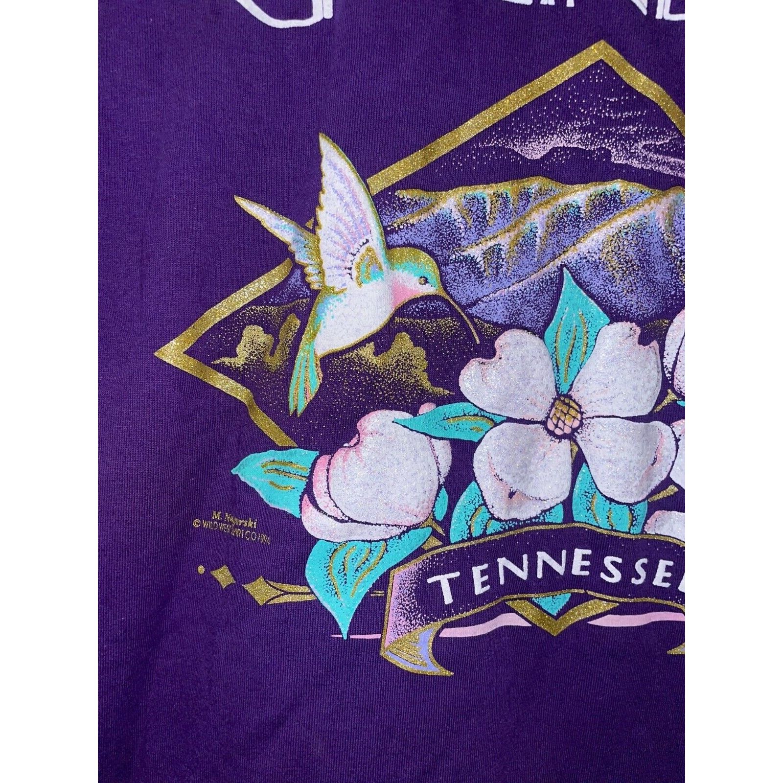 Jerzees Vintage Tennessee Shirt Jerzees Gatlinburg TN Tee VTG 90s L Size US L / EU 52-54 / 3 - 5 Thumbnail