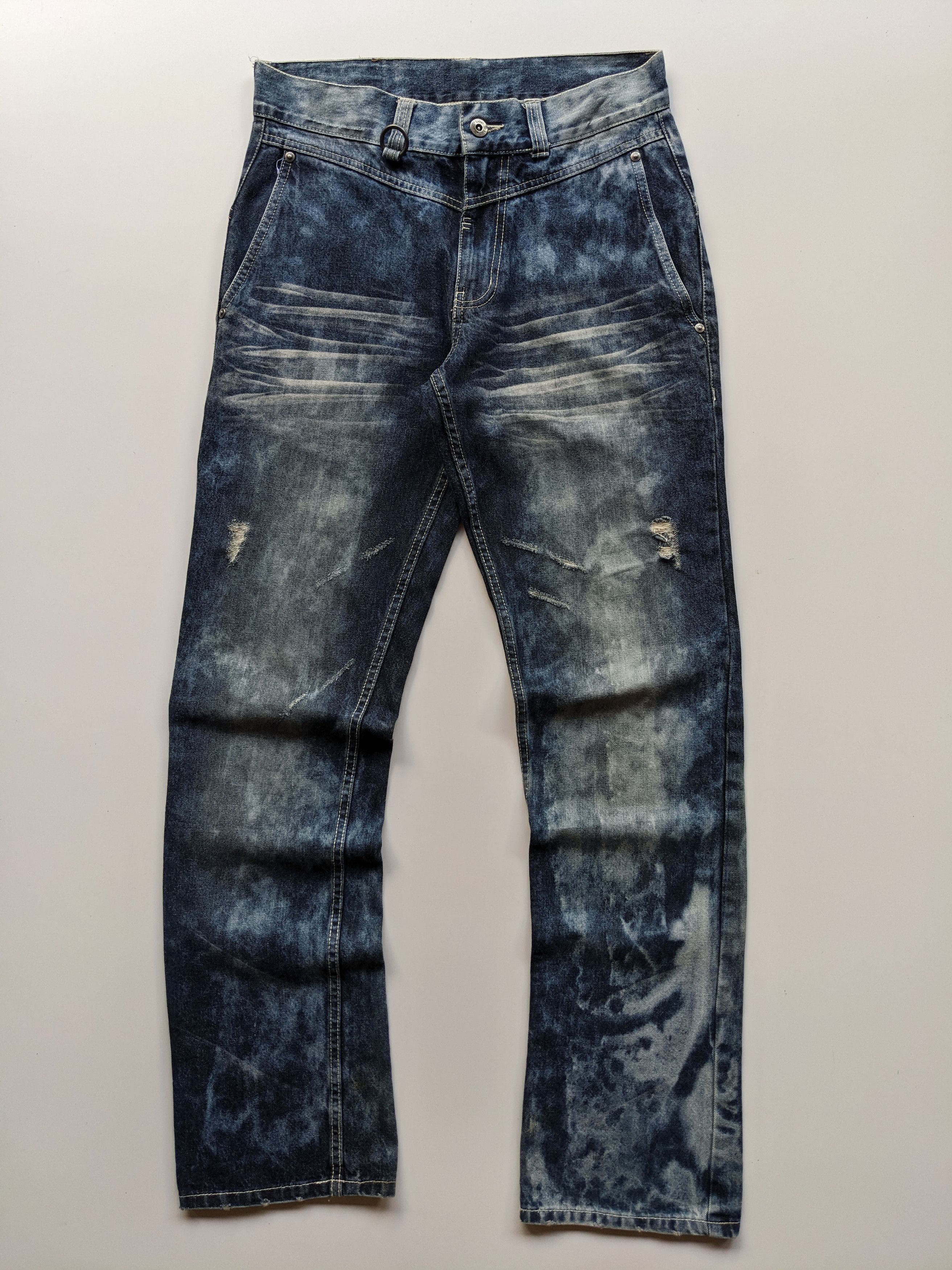 Japanese Brand × Le Grande Bleu (L.G.B.) Anti Label jeans stone wash flare jeans Size US 32 / EU 48 - 2 Thumbnail