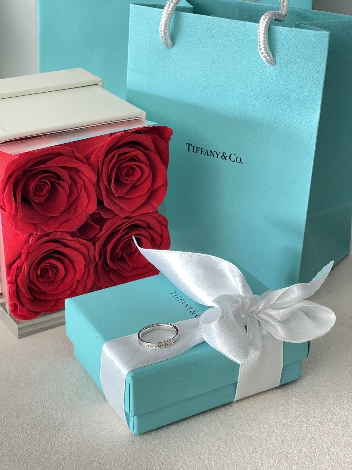Tiffany & Co. Tiffany & Co. Band Ring in Platinum Diamond 5.5 NEW $2,400 Size ONE SIZE - 4 Thumbnail