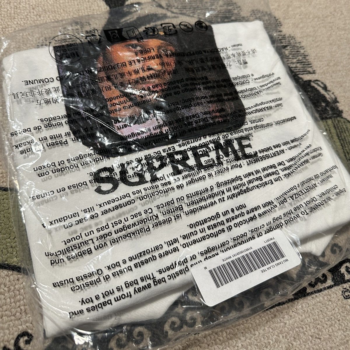 Supreme Supreme Wu-Tang Clan RZA Tee Size US M / EU 48-50 / 2 - 3 Thumbnail
