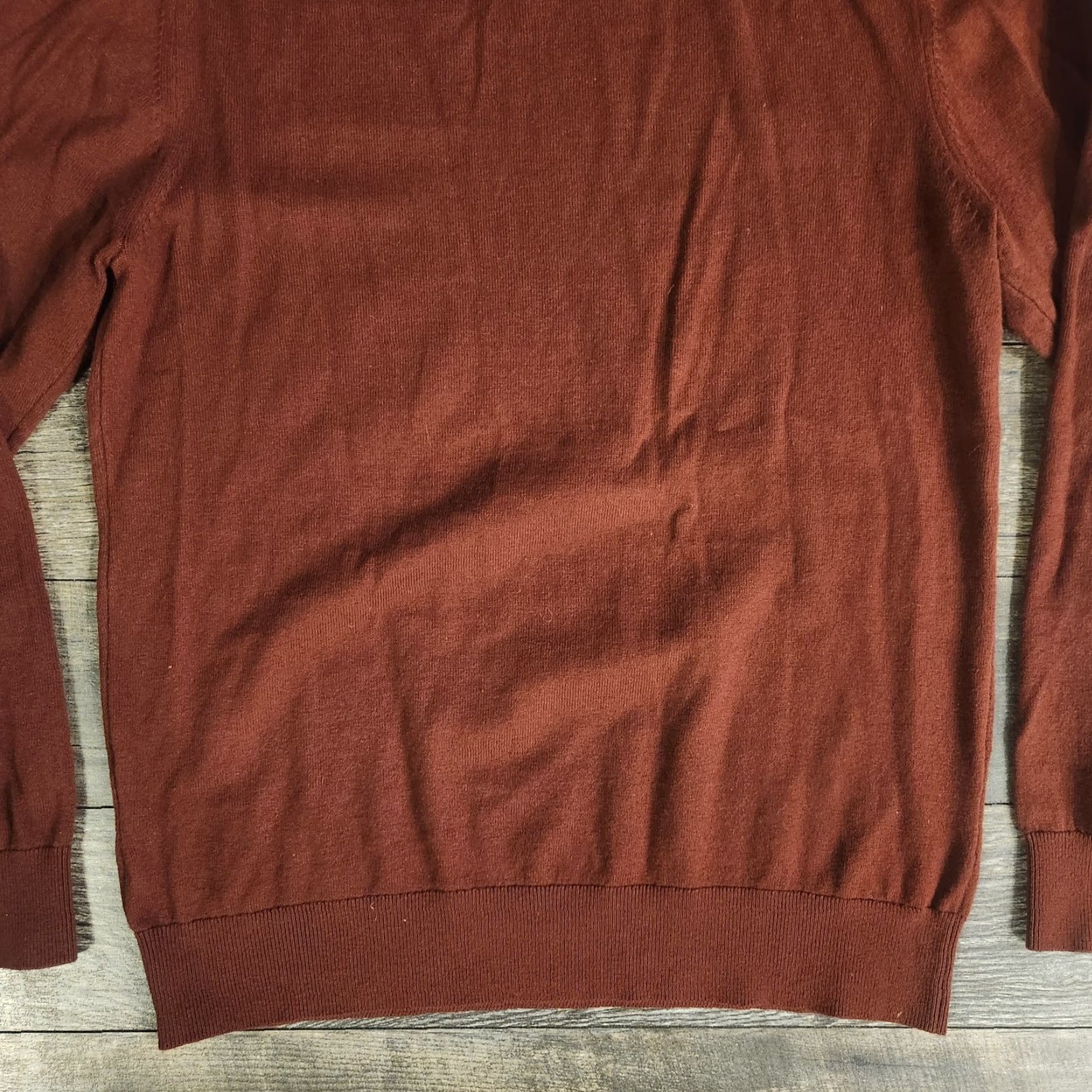 Vintage Wills Sweater Mens Medium Crewneck Cotton Cashmere Blend Sweater Brown Crew Neck Pullover Regular M Mens Shirt Size US M / EU 48-50 / 2 - 7 Thumbnail