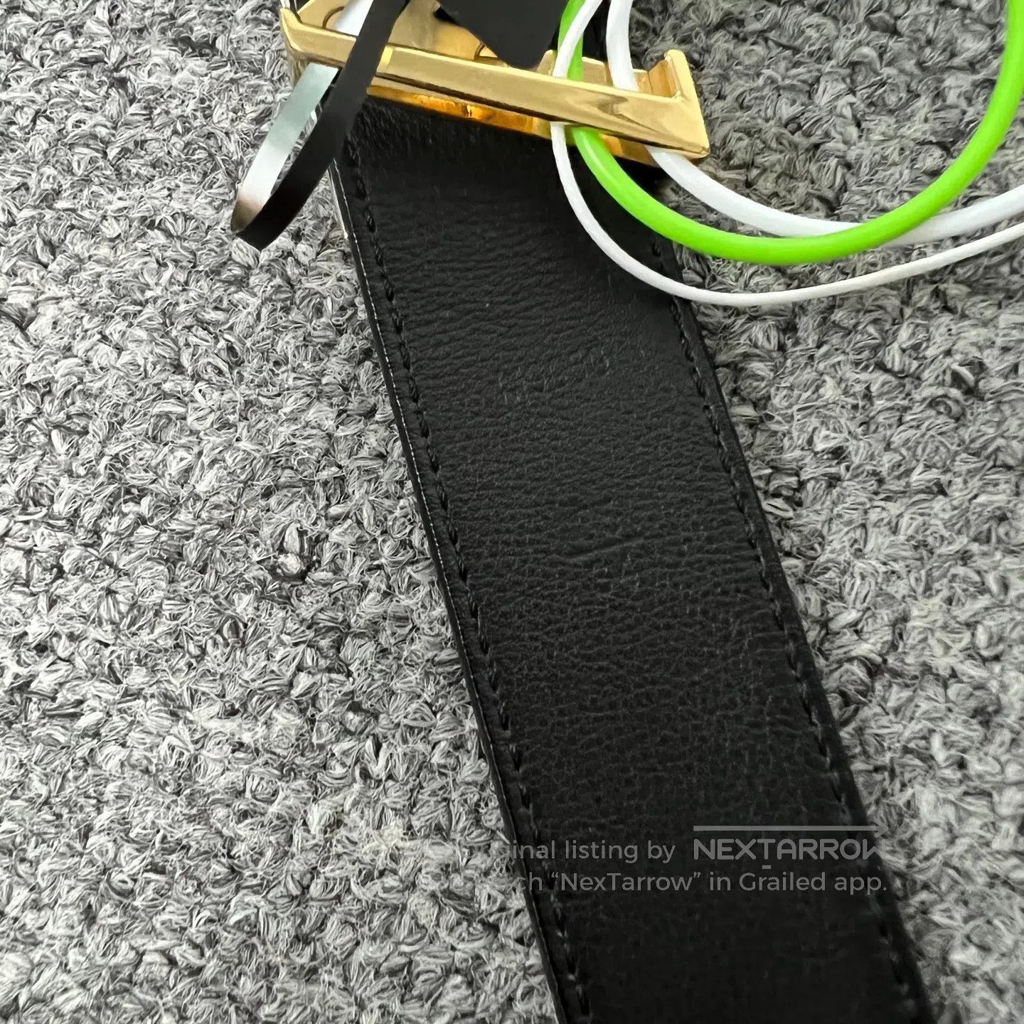 Louis Vuitton Louis Vuitton Blue wave-pattern belt| Size ONE SIZE - 4 Thumbnail
