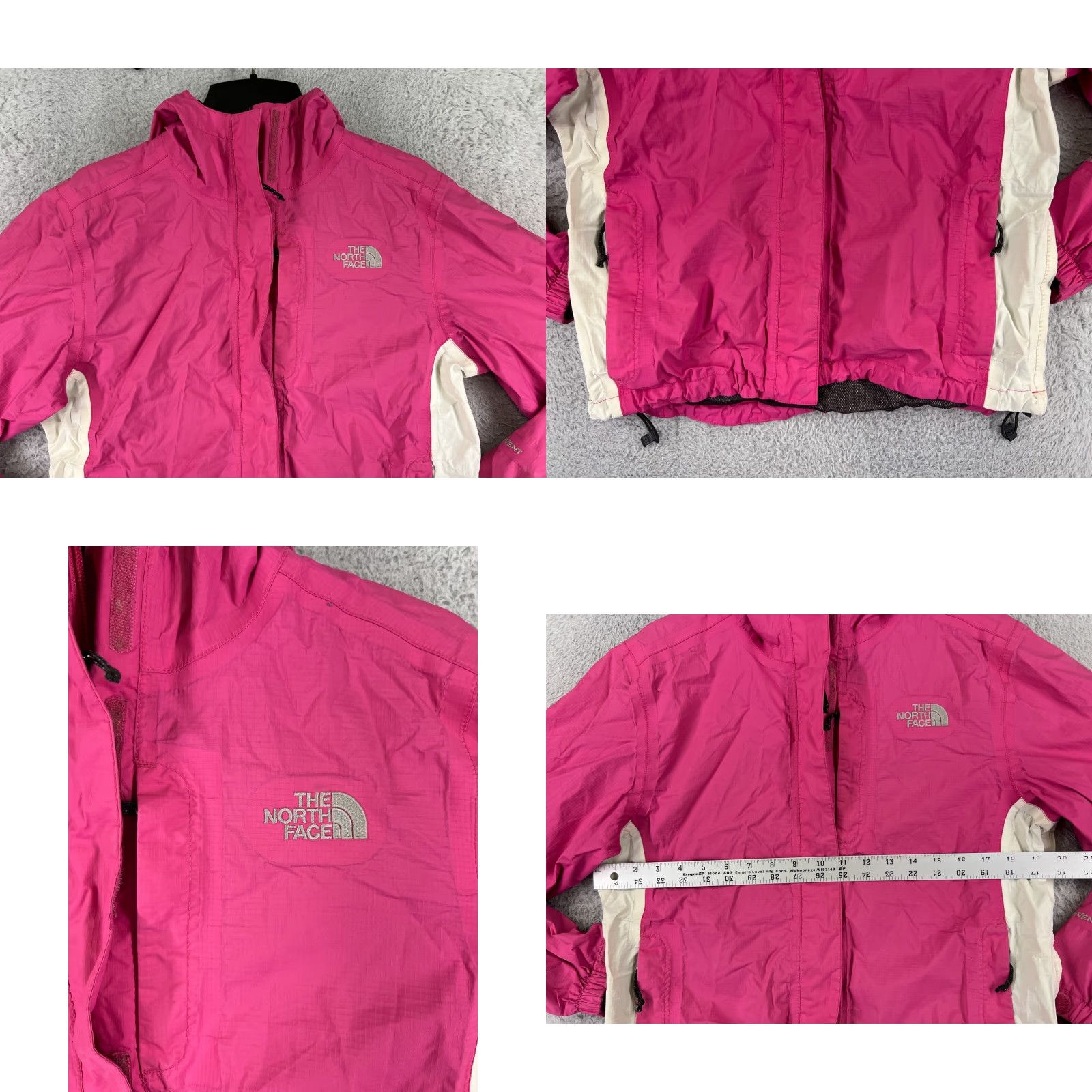 The North Face The North Face Jacket Womens Small Pink Purple Hooded HyVent 100% Nylon Size S / US 4 / IT 40 - 8 Thumbnail