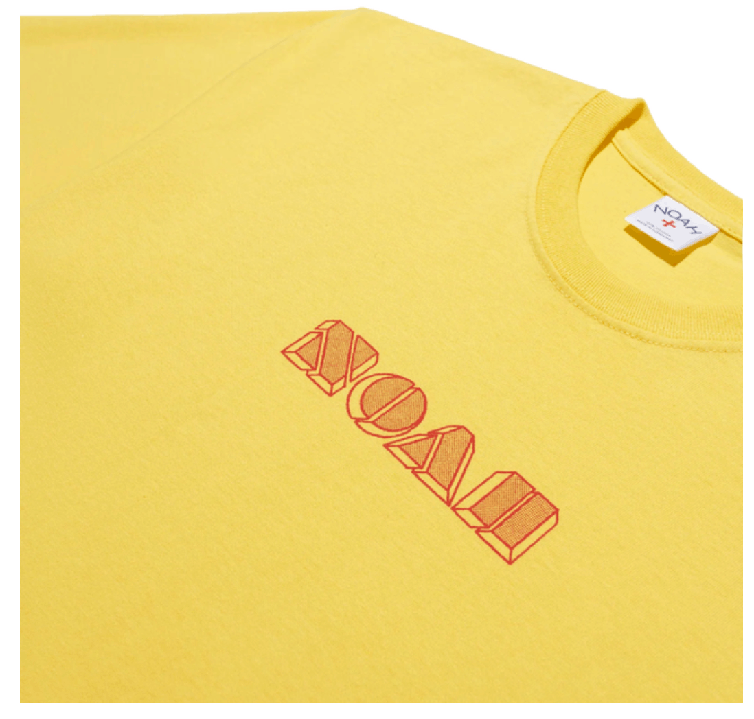 Noah Noah Dottie Logo Tee Yellow • XXL Size US XXL / EU 58 / 5 - 2 Thumbnail