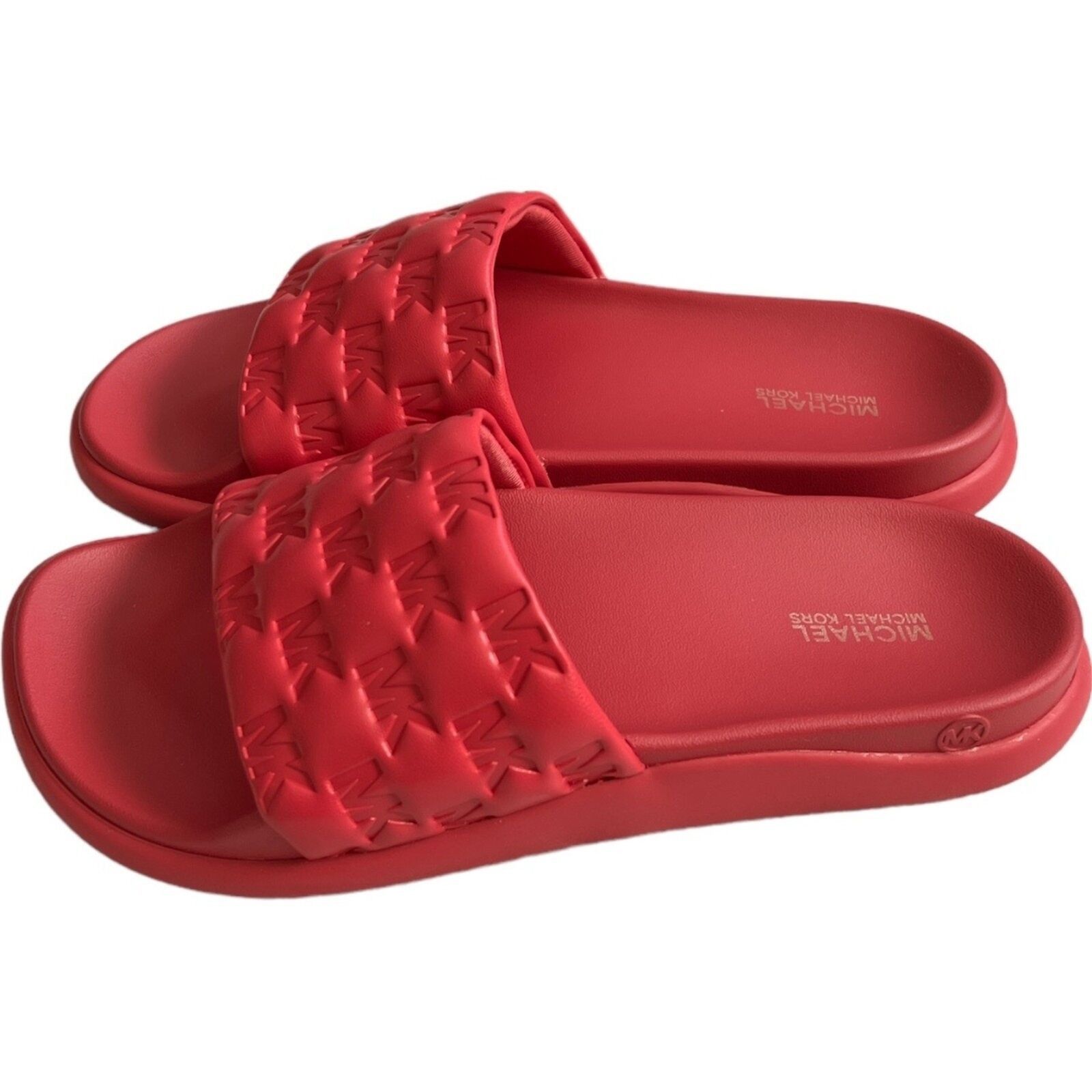 Michael Kors MICHAEL Michael Kors Finnie Slide Sandals Rubin Red, US7 Size US 7 / IT 37 - 5 Thumbnail