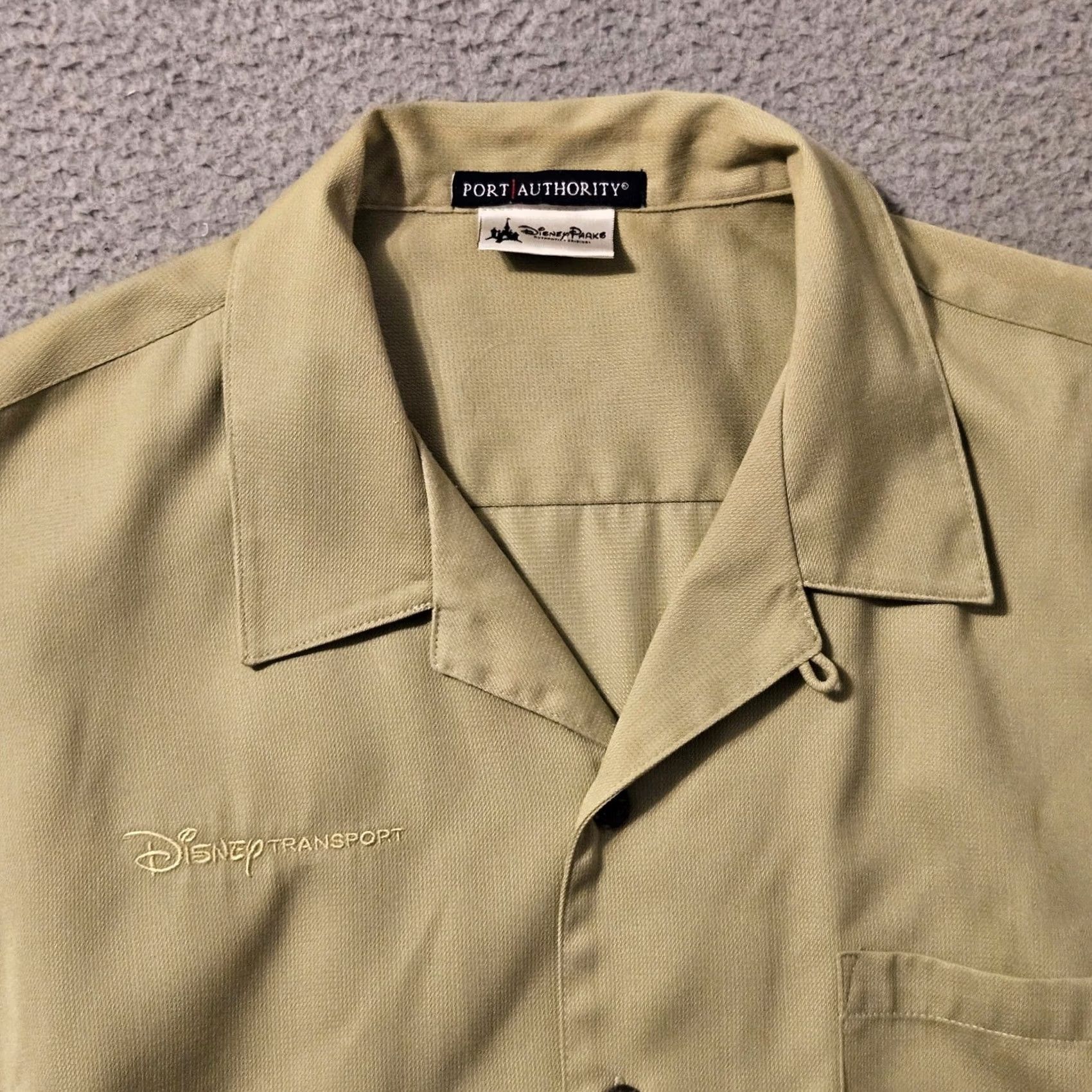 Disney Disney Parks Cast Member Disney Transport Employee Camp Shirt Size XL Green Mens Size US XL / EU 56 / 4 - 2 Thumbnail