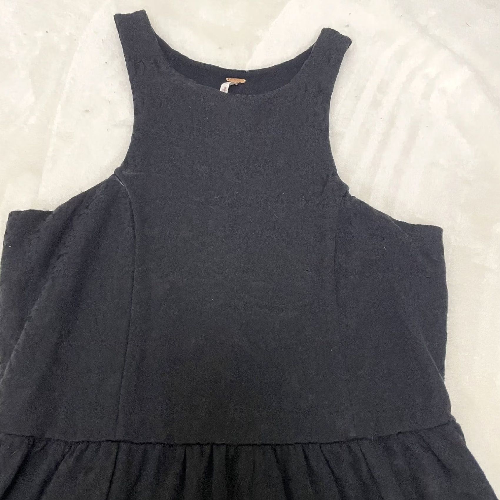 Free People Free People Black Mini Dress XS Women’s Tank Cocktail Party Size XS / US 0-2 / IT 36-38 - 4 Thumbnail