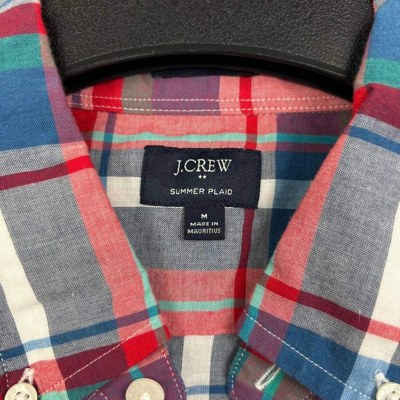 J.Crew J. Crew Button Down Shirt Men Summer Plaid Collared Cotton M Size US M / EU 48-50 / 2 - 4 Thumbnail
