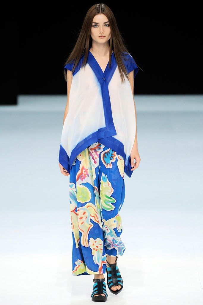 Pleats Please Issey Miyake Issey Miyake Artisan Dye Blouse SS 2010 Runway Size S / US 4 / IT 40 - 1 Thumbnail