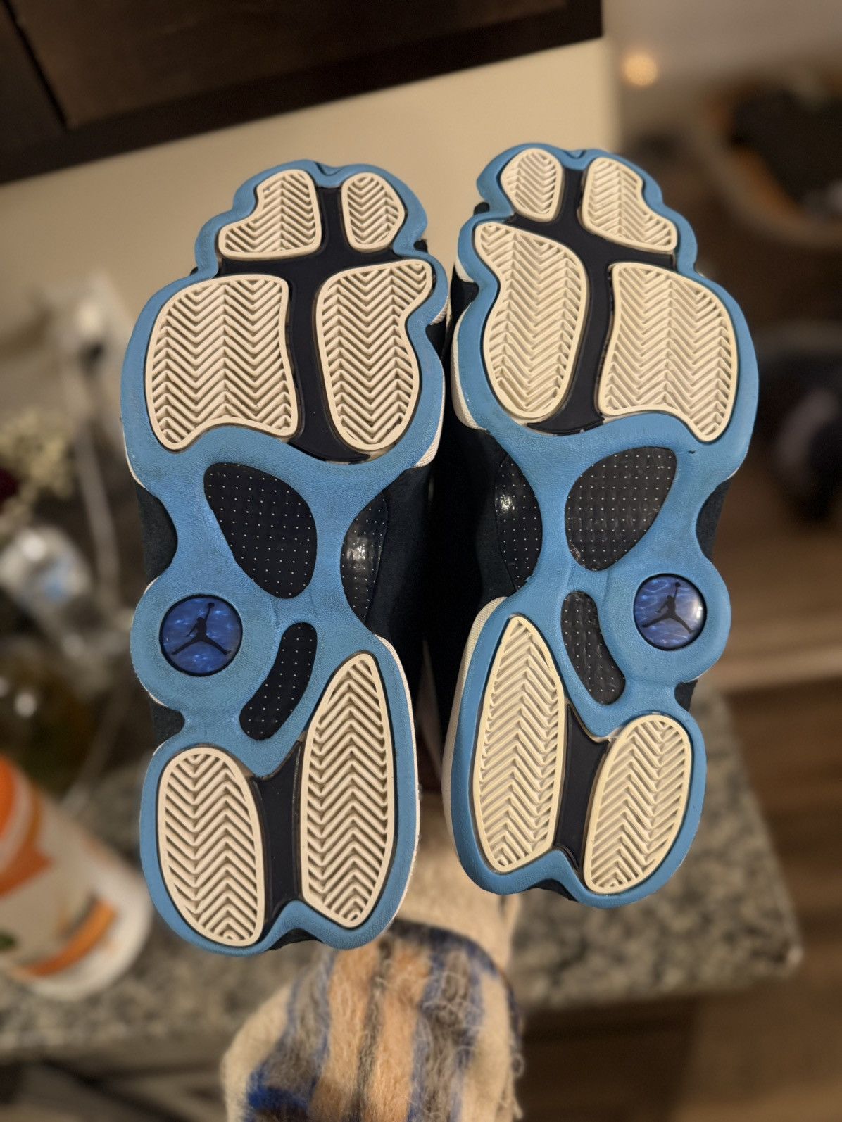Jordan Brand × Nike 10 - Nike Air Jordan 13 XIII Retro Obsidian White Blue Size US 10 / EU 43 - 14 Thumbnail