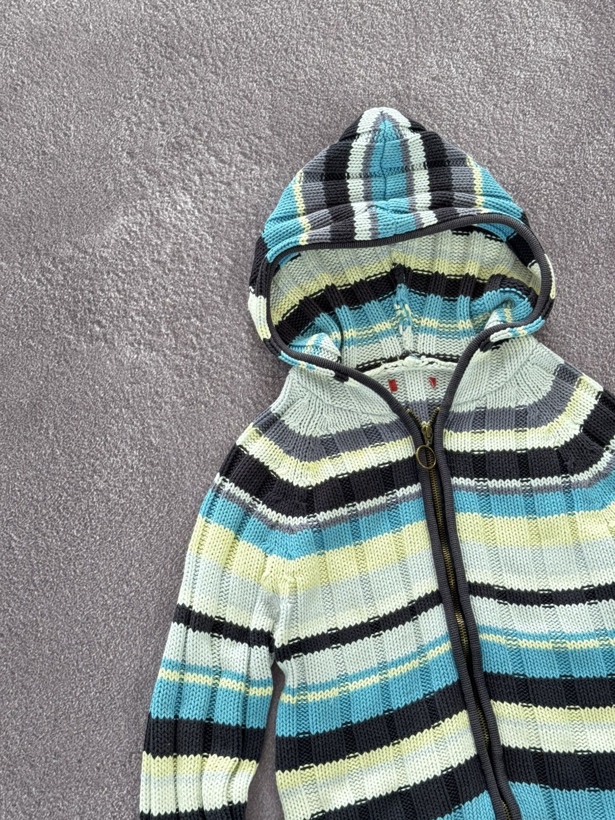 Japanese Brand Japanese Brand Y2K Knitting Zip-Up Hoodie Size M / US 6-8 / IT 42-44 - 4 Thumbnail