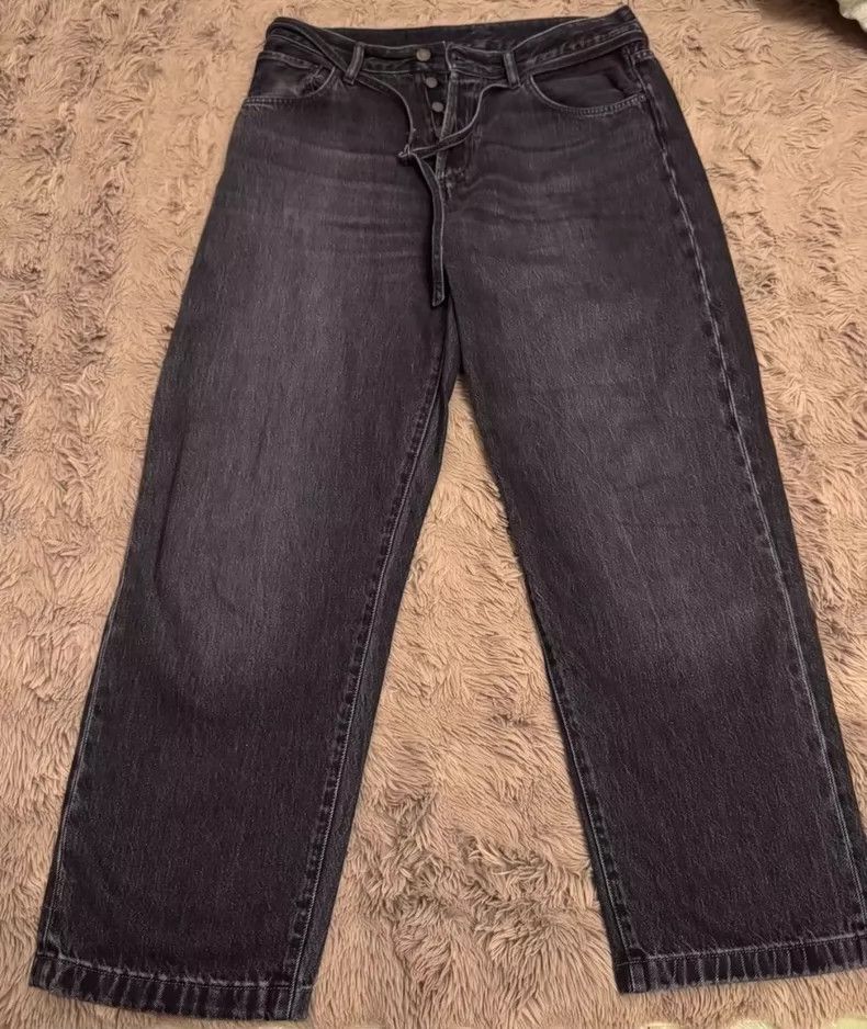 パンツ acnestudios 1992 faded black 29/30 Acne Studios Acne Studios 1992 Faded Black Distressed Denim