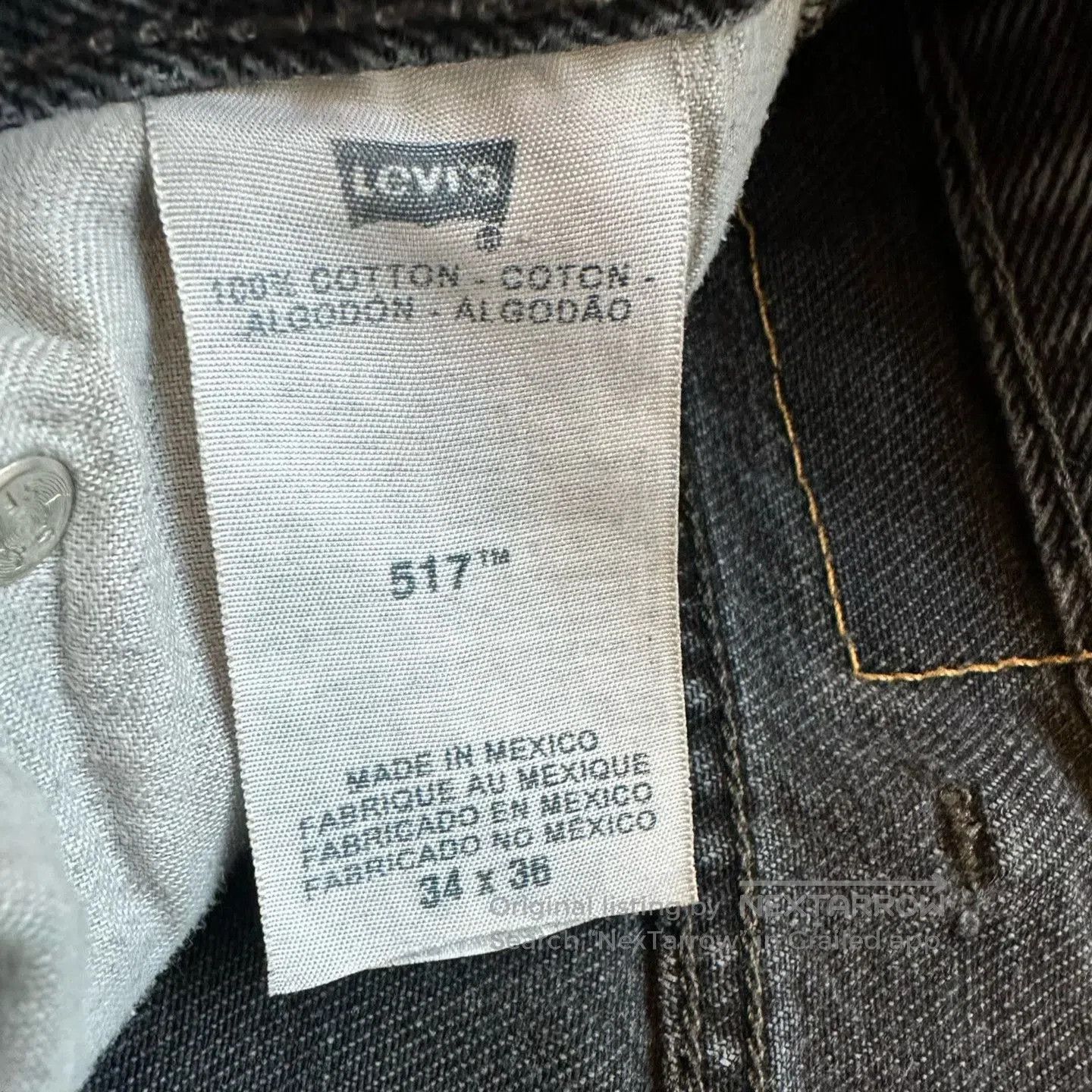 Vintage Vintage Levi's 517 Jeans. Size US 33 - 4 Thumbnail