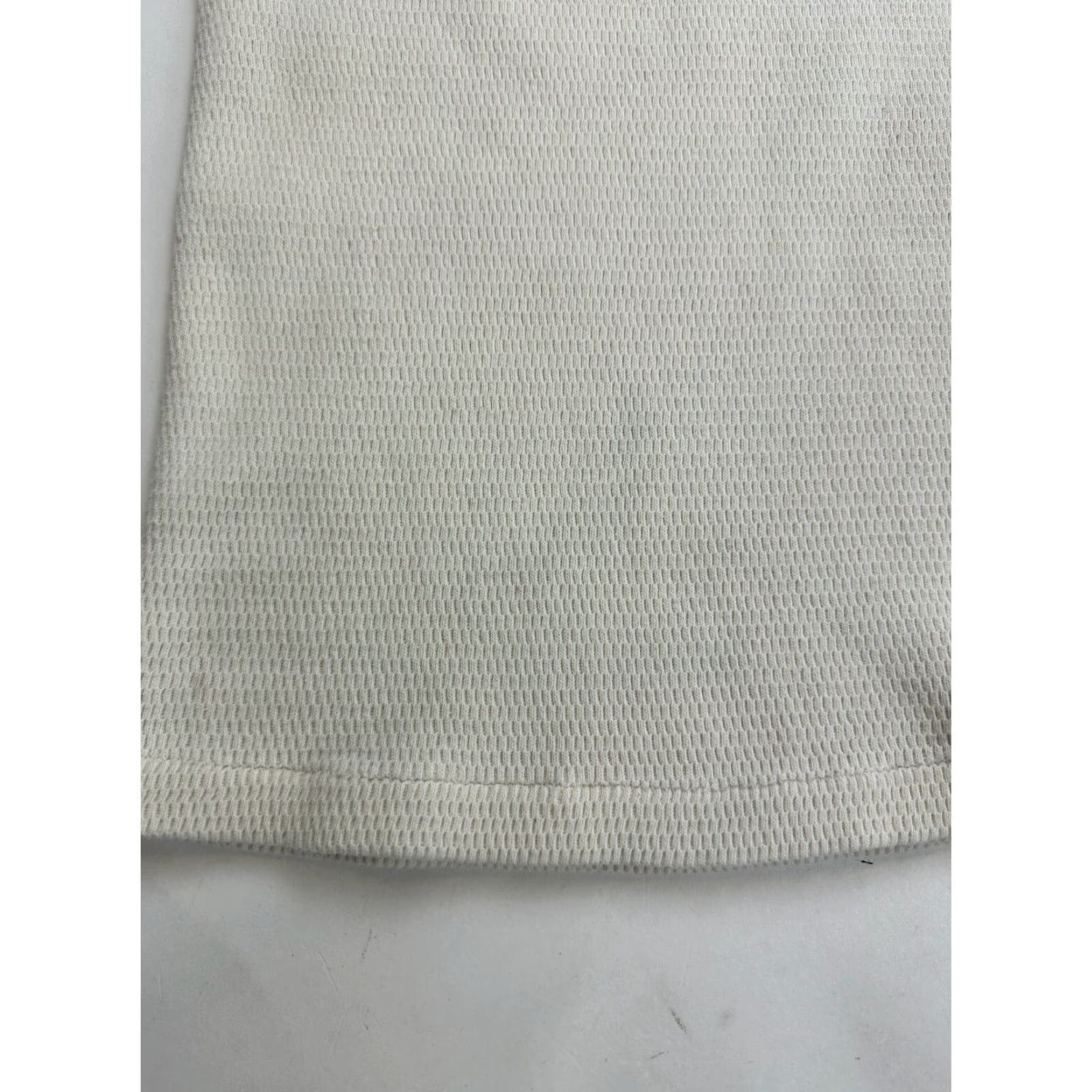 Vintage Lally Shirt Womens Large White Thermal Waffle Knit T-Shirt Raglan Long Sleeve Crew Neck Size L / US 10 / IT 46 - 4 Thumbnail