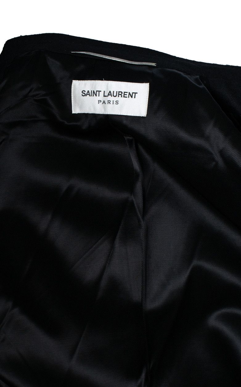 Saint Laurent Paris Saint Laurent, black fishbone blazer jacket 2018 Size 50R - 6 Thumbnail