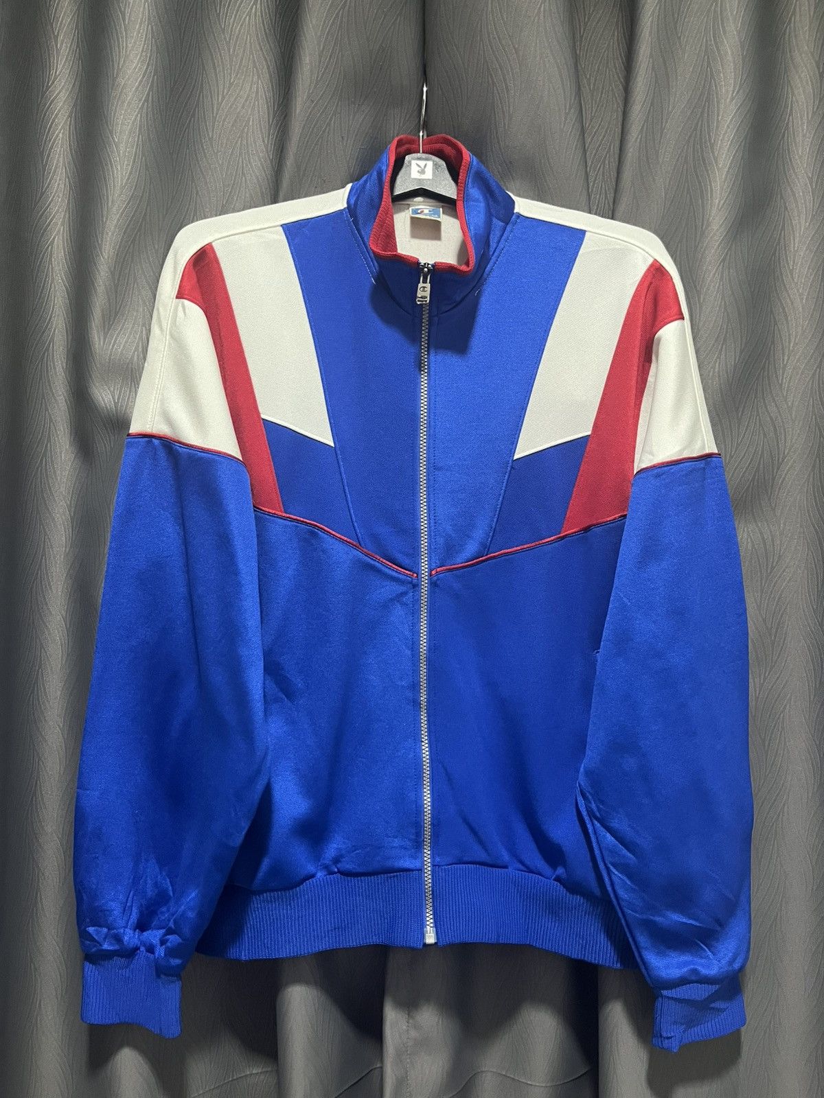 Champion × Vintage Vintage 90s Champion Multicoloured Track Top Jacket Size US XL / EU 56 / 4 - 1 Thumbnail