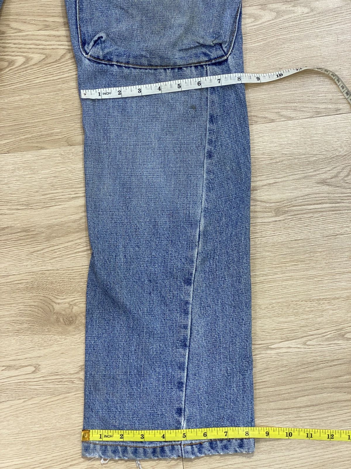 Japanese Brand Japanese Brand Carenaa Cargo Multi Pocket Jeans Size US 31 - 11 Thumbnail
