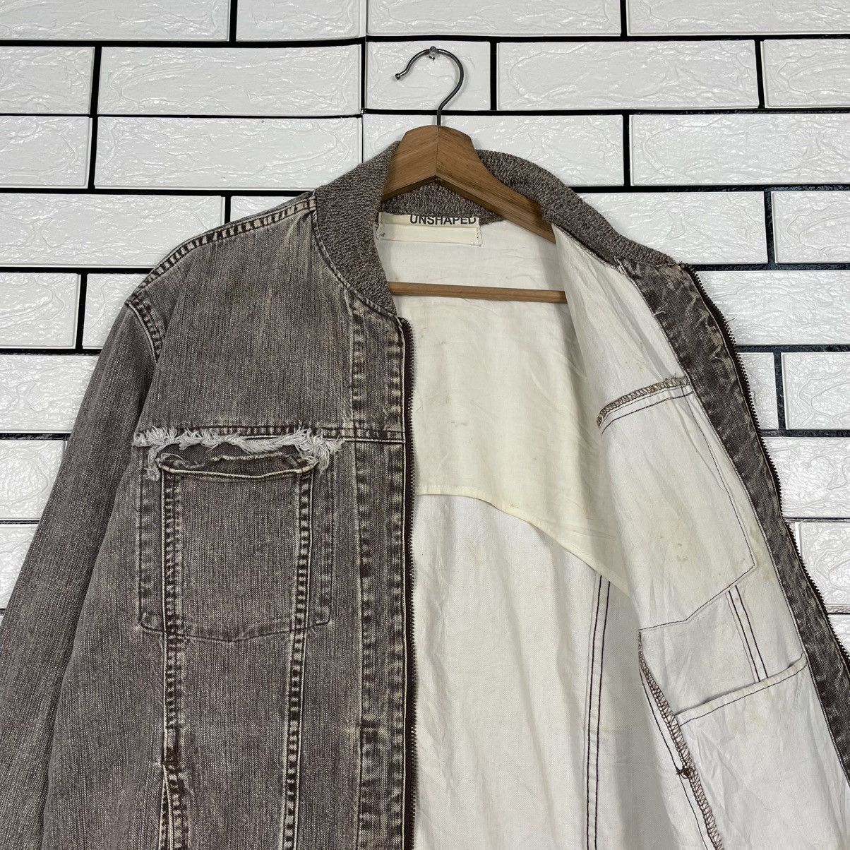 Japanese Brand Japanese Brand Unshaped Denim Jacket Size US M / EU 48-50 / 2 - 11 Thumbnail