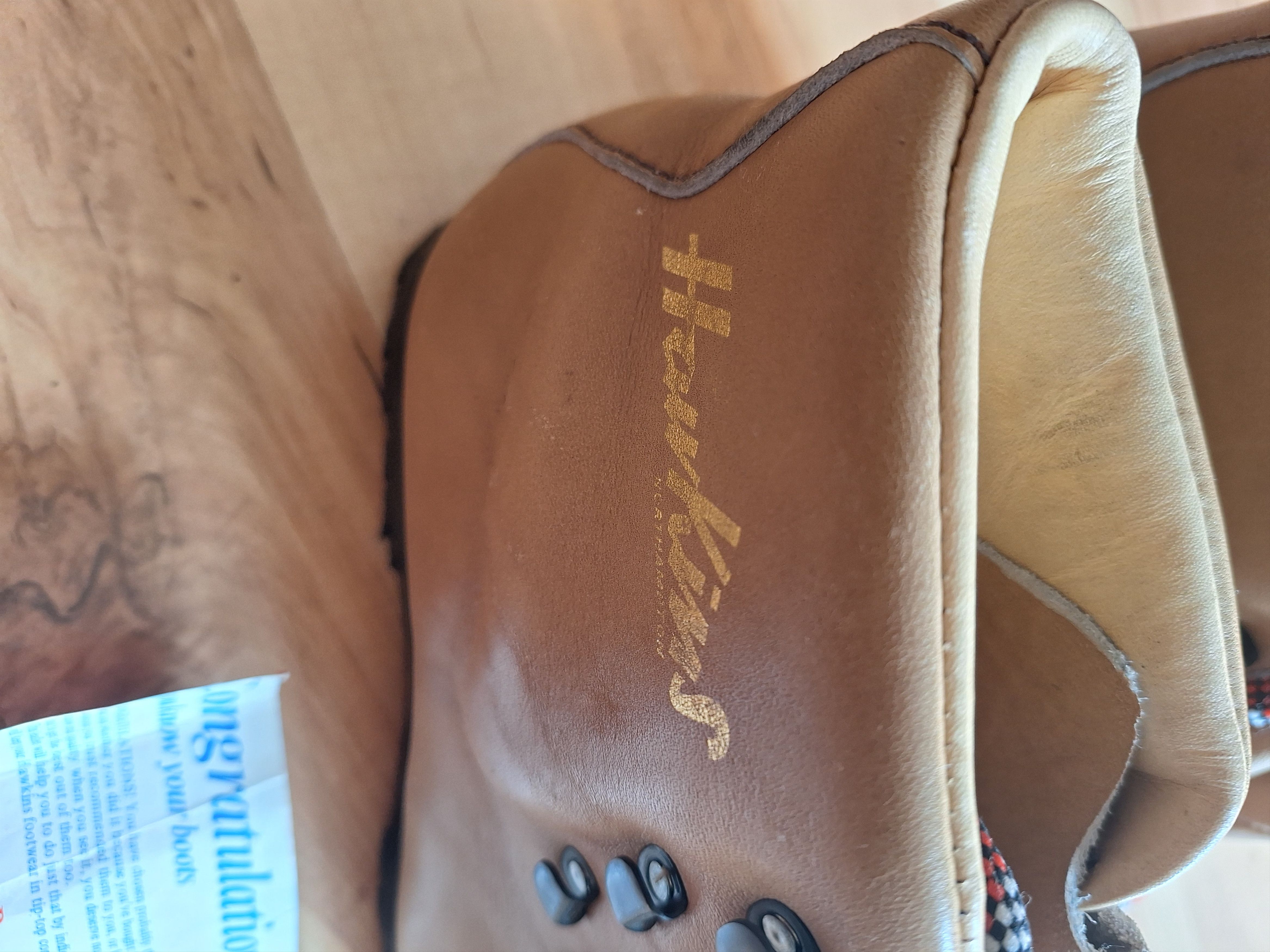 Other Vintage Hawkins of England Hiking Boots - Vibram Sole - UK 4 Size US 7 / IT 37 - 4 Thumbnail