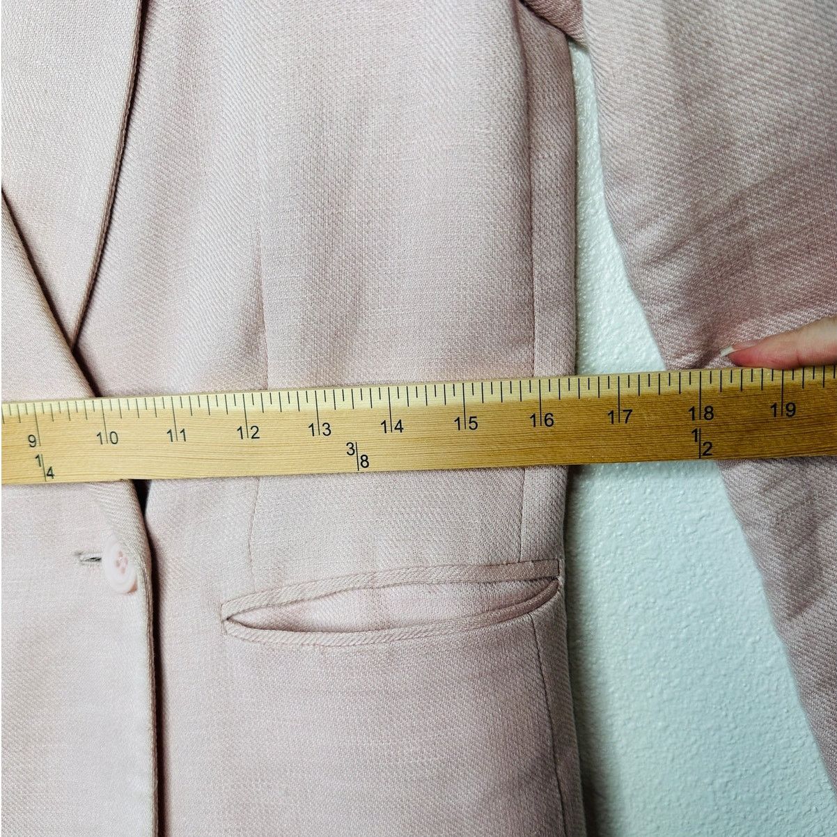 Rebecca Minkoff Rebecca Minkoff Pink Linen Blazer Size 0 Double Button Chic Size XS / US 0-2 / IT 36-38 - 13 Thumbnail