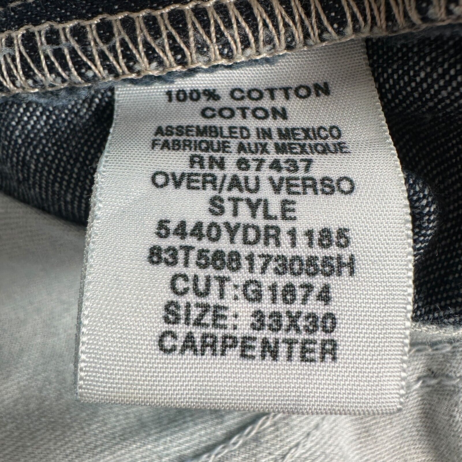 Polo Ralph Lauren Vintage Polo Sport Ralph Lauren Carpenter Jeans 34 x 25 Wide Size US 34 / EU 50 - 7 Thumbnail