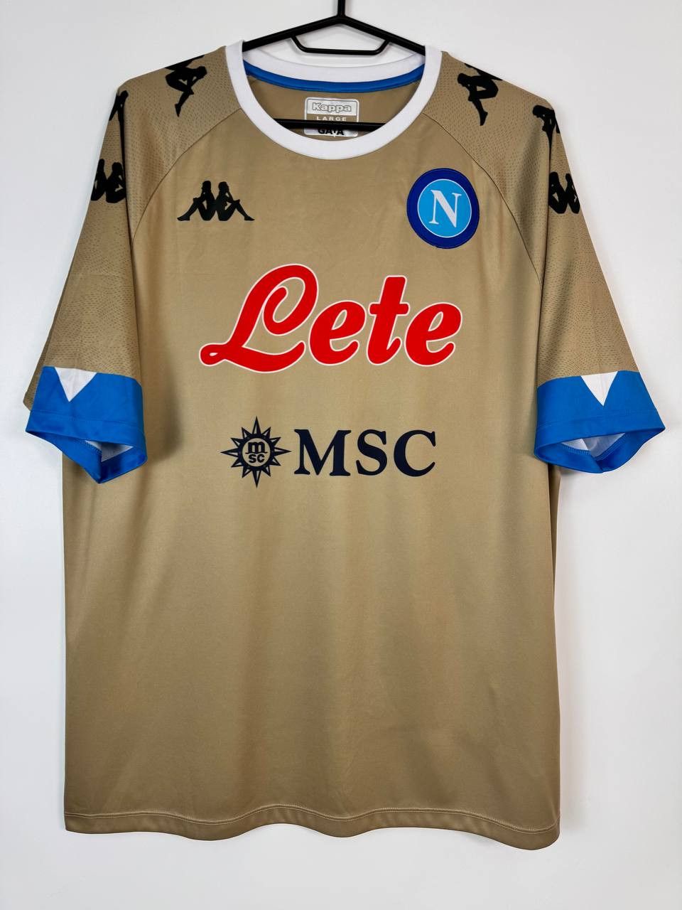 Kappa Kappa Kombat Extra Napoli 21/22 Goalkeeper Jersey 31129NW Size US L / EU 52-54 / 3 - 1 Thumbnail