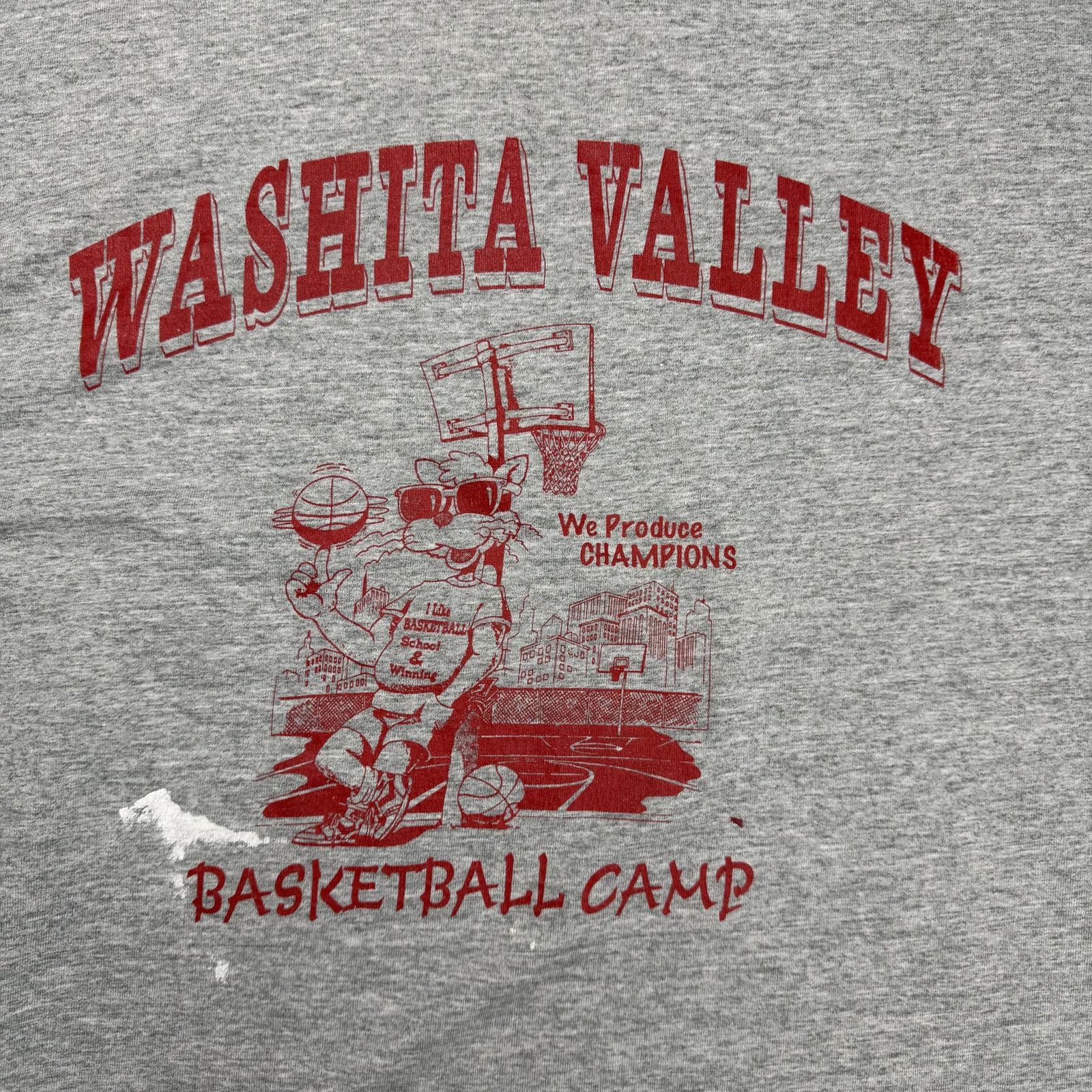 Vintage Vintage Washita Valley Basketball Camp Tee L Single Stitch Size US L / EU 52-54 / 3 - 5 Thumbnail