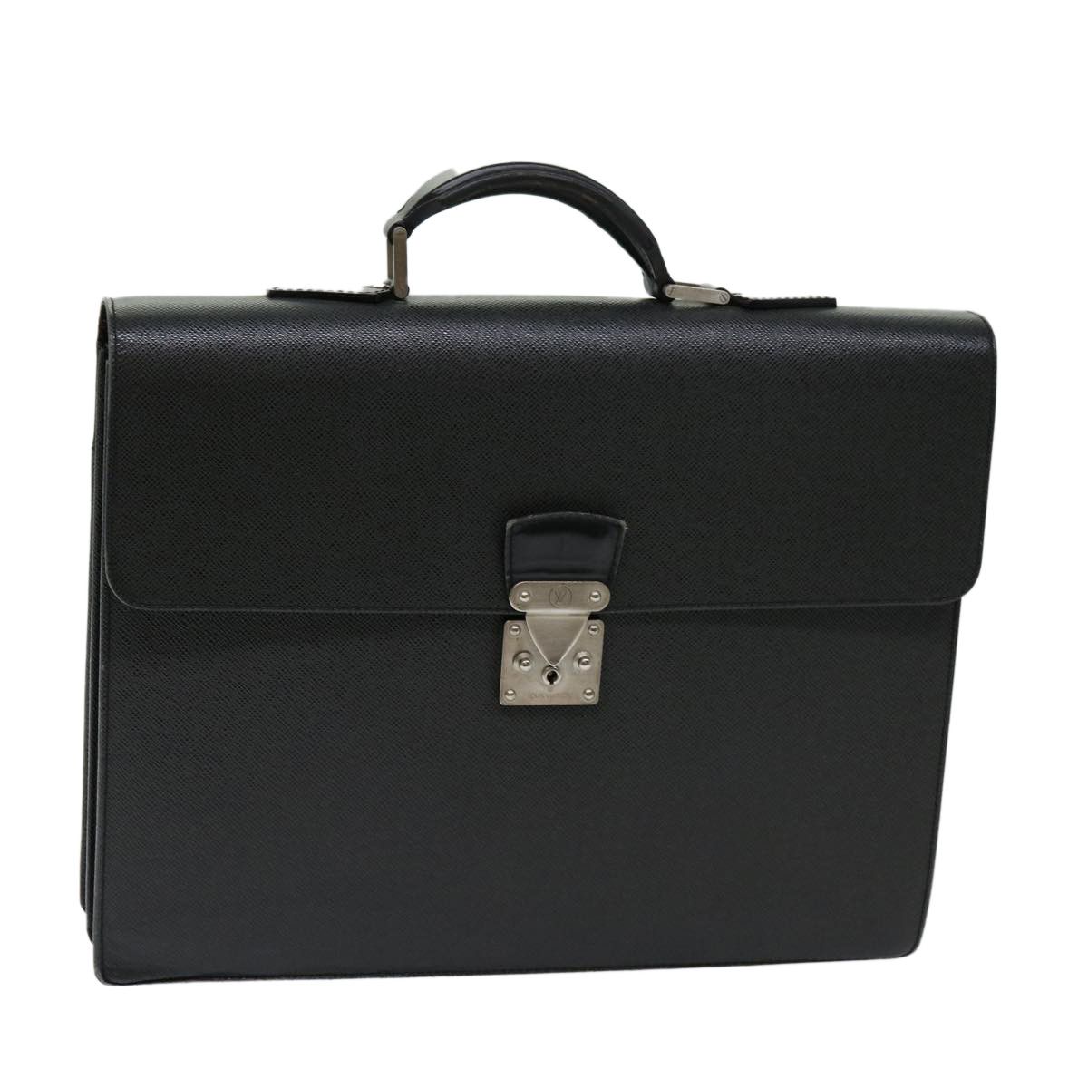 image of Louis Vuitton Taiga Serviette Moskova Business Bag Ardoise M30032 Lv Auth 69688, Women's