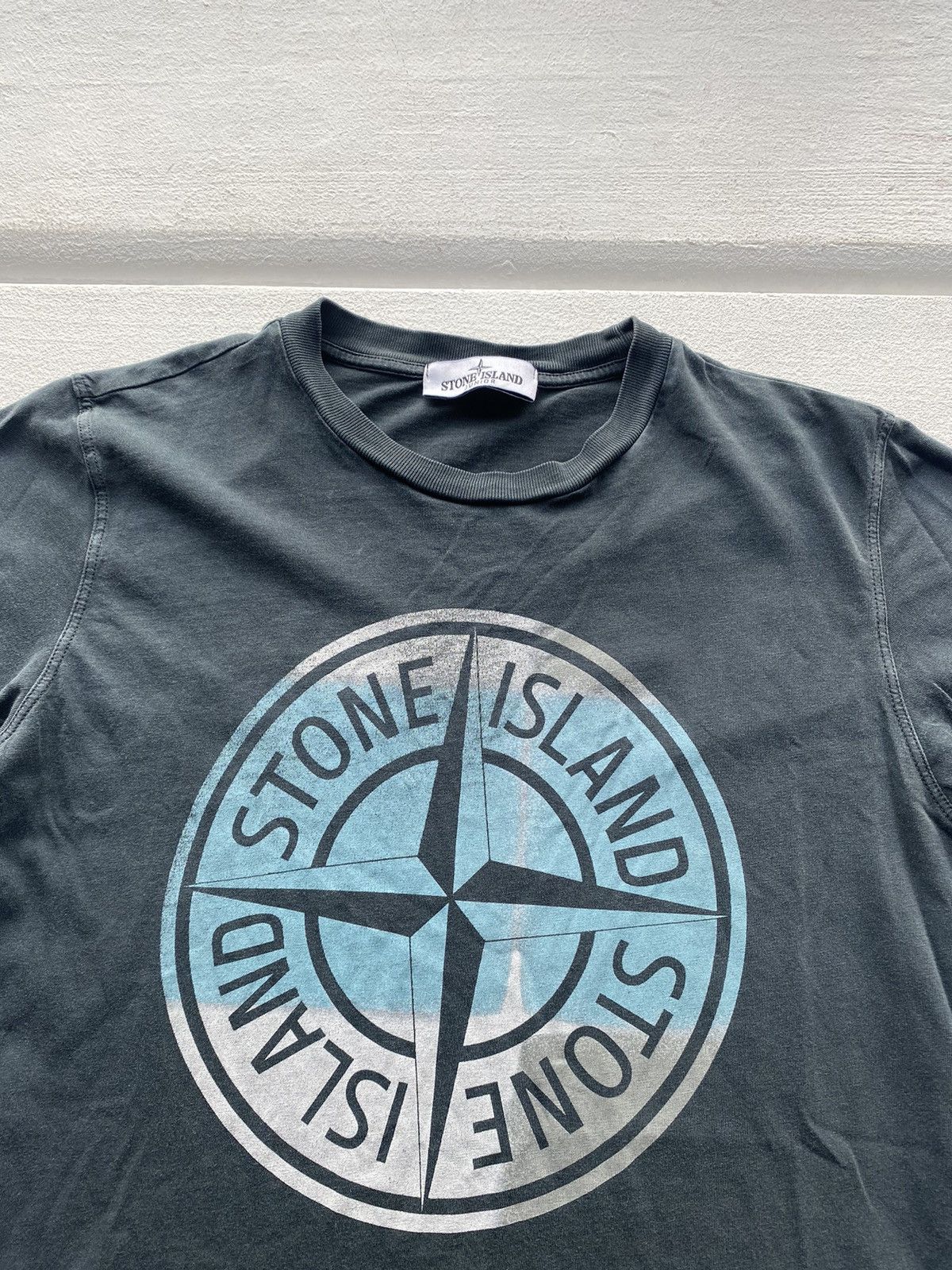 Stone Island 🔥Stone Island Blue Logo T Shirt Mens Small/Junior156 Rare Size US S / EU 44-46 / 1 - 2 Thumbnail