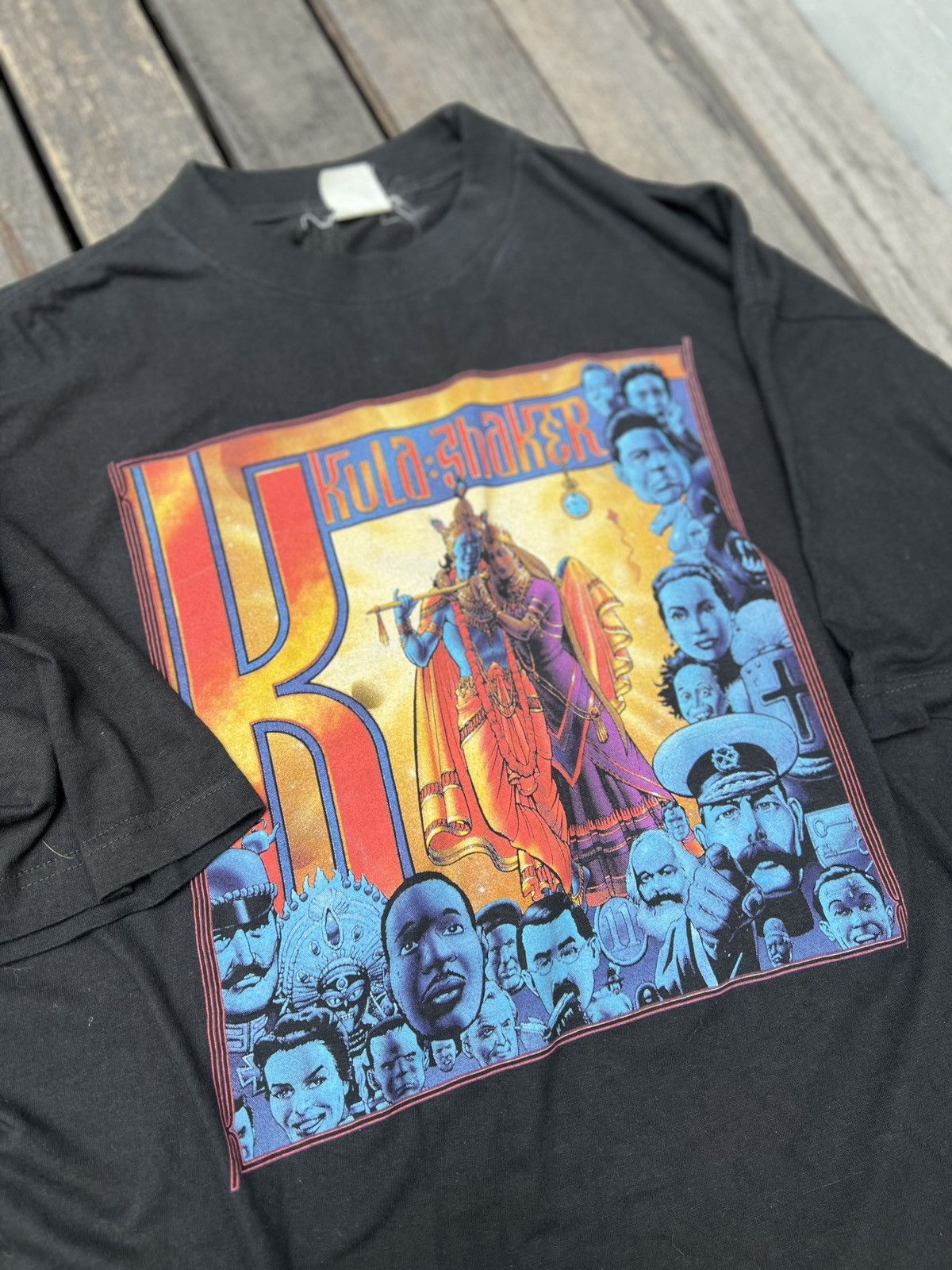 Band Tees Vintage Kula Shaker Britpop 90s Tshirt tee Size US XL / EU 56 / 4 - 3 Thumbnail