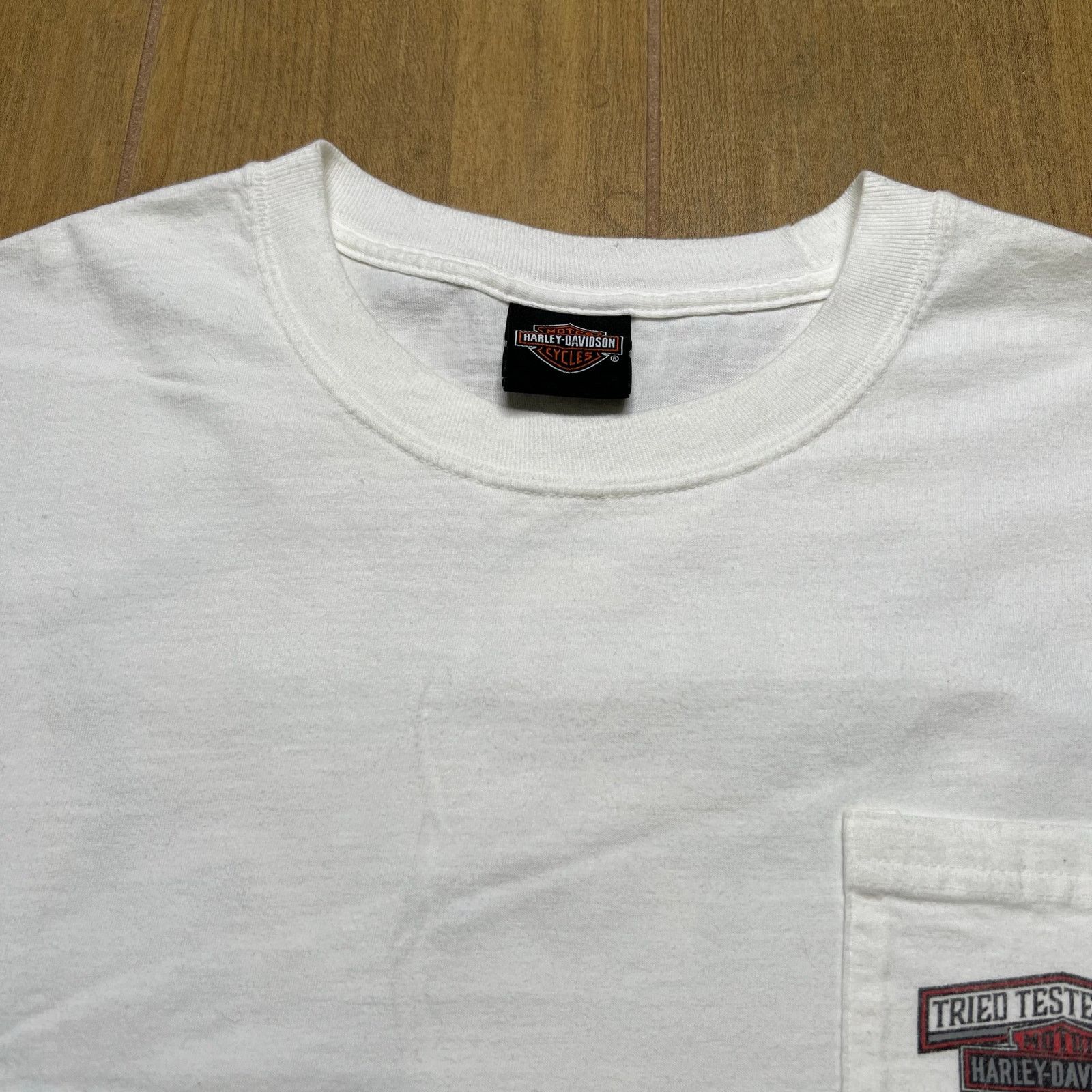 Harley Davidson Vintage Harley-Davidson Reno Nevada t-shirt Men Sz L/XL Y2K Size US XL / EU 56 / 4 - 3 Thumbnail