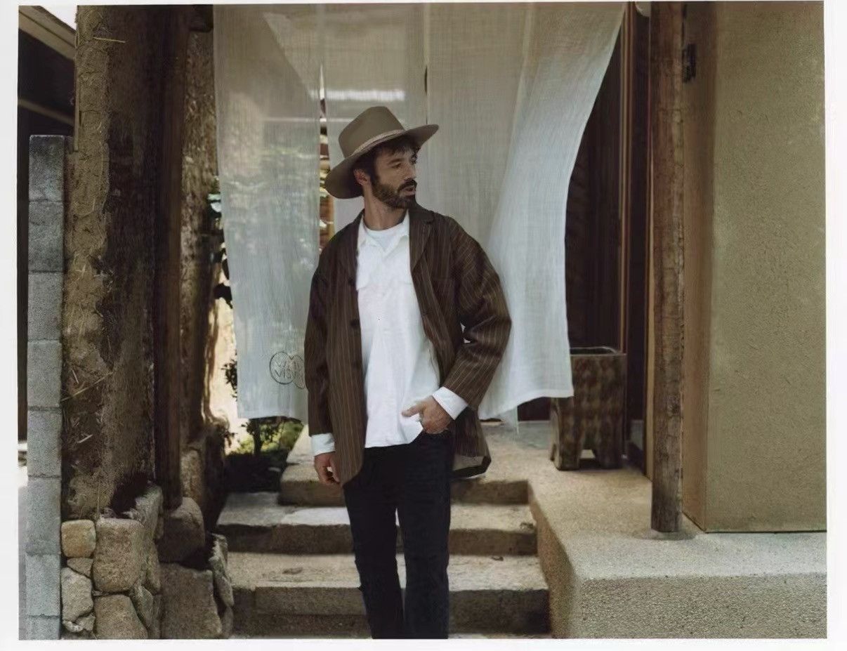 Visvim VISVIM ASCOT CONOID JKT SANTOME Exquisite striped blazer Size US S / EU 44-46 / 1 - 8 Thumbnail