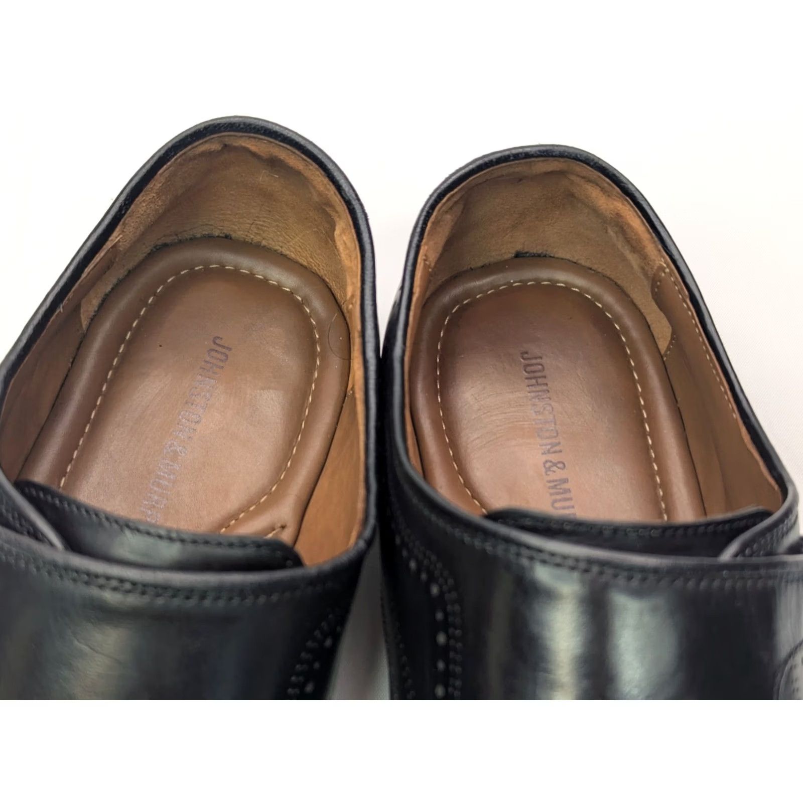 Johnston & Murphy Johnston & Murphy Monk Strap Double Buckle Cap Toe Loafer Mens 9.5 Black Size ONE SIZE - 5 Thumbnail