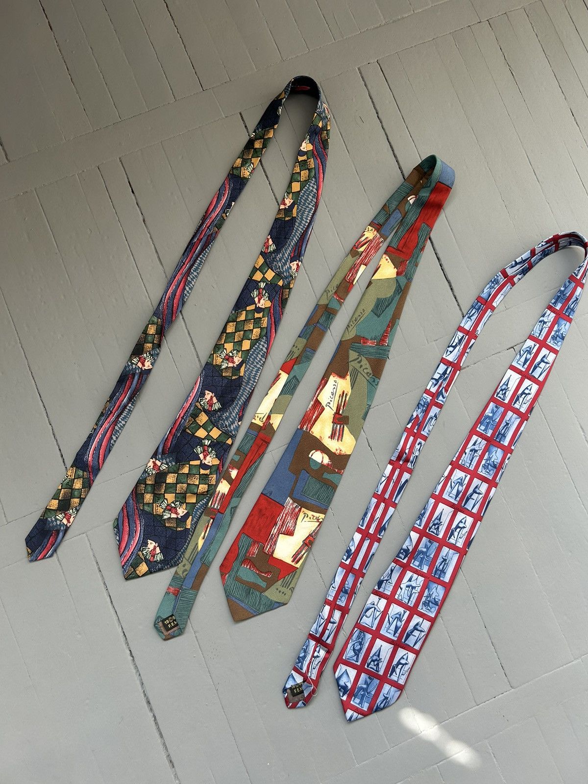 Other Picasso silk tie 3 pieces Size ONE SIZE - 2 Thumbnail