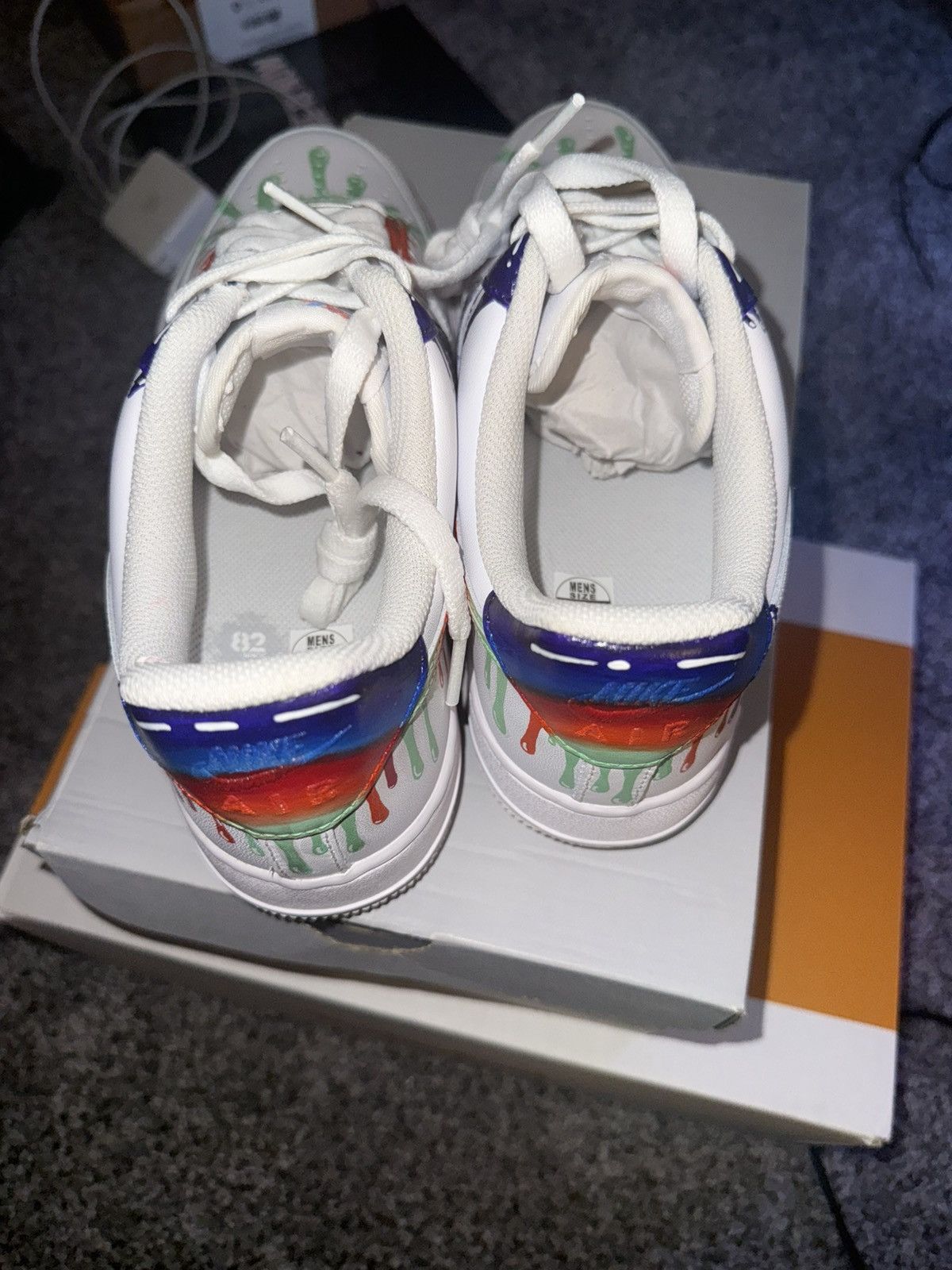 Nike Custom hand painted Air Force 1s Size US 9 / EU 42 - 6 Thumbnail