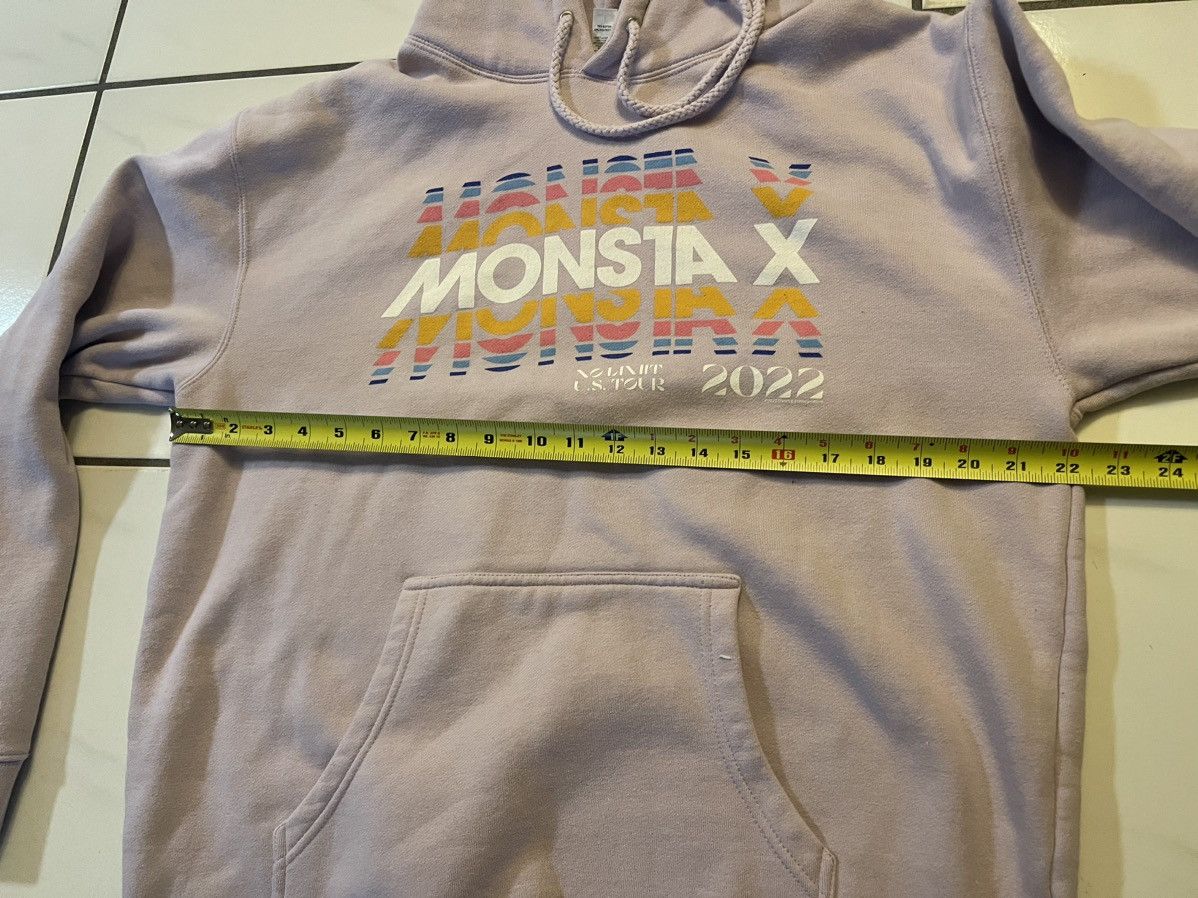 Band Tees × Vintage Monsta X Sweatshirt Lilac Purple 2022 US Tour Hoodie K-Pop Size US L / EU 52-54 / 3 - 6 Thumbnail