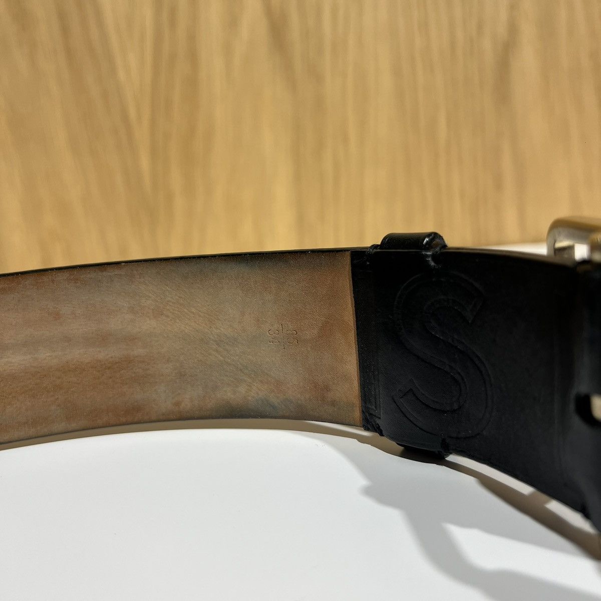 Louis Vuitton 🔹Louis Vuitton Automne-Hiver 2008 Collection Leather Belt Size 34 - 2 Thumbnail