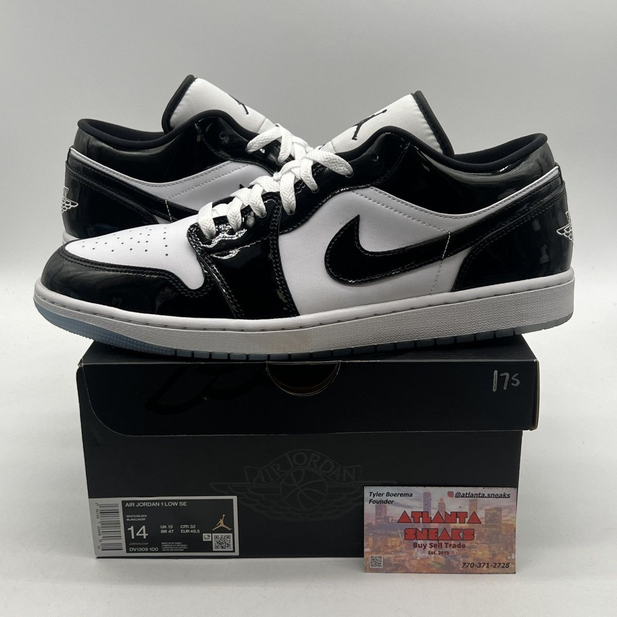 Nike Air Jordan 1 low concord Size US 14 / EU 47 - 1 Thumbnail