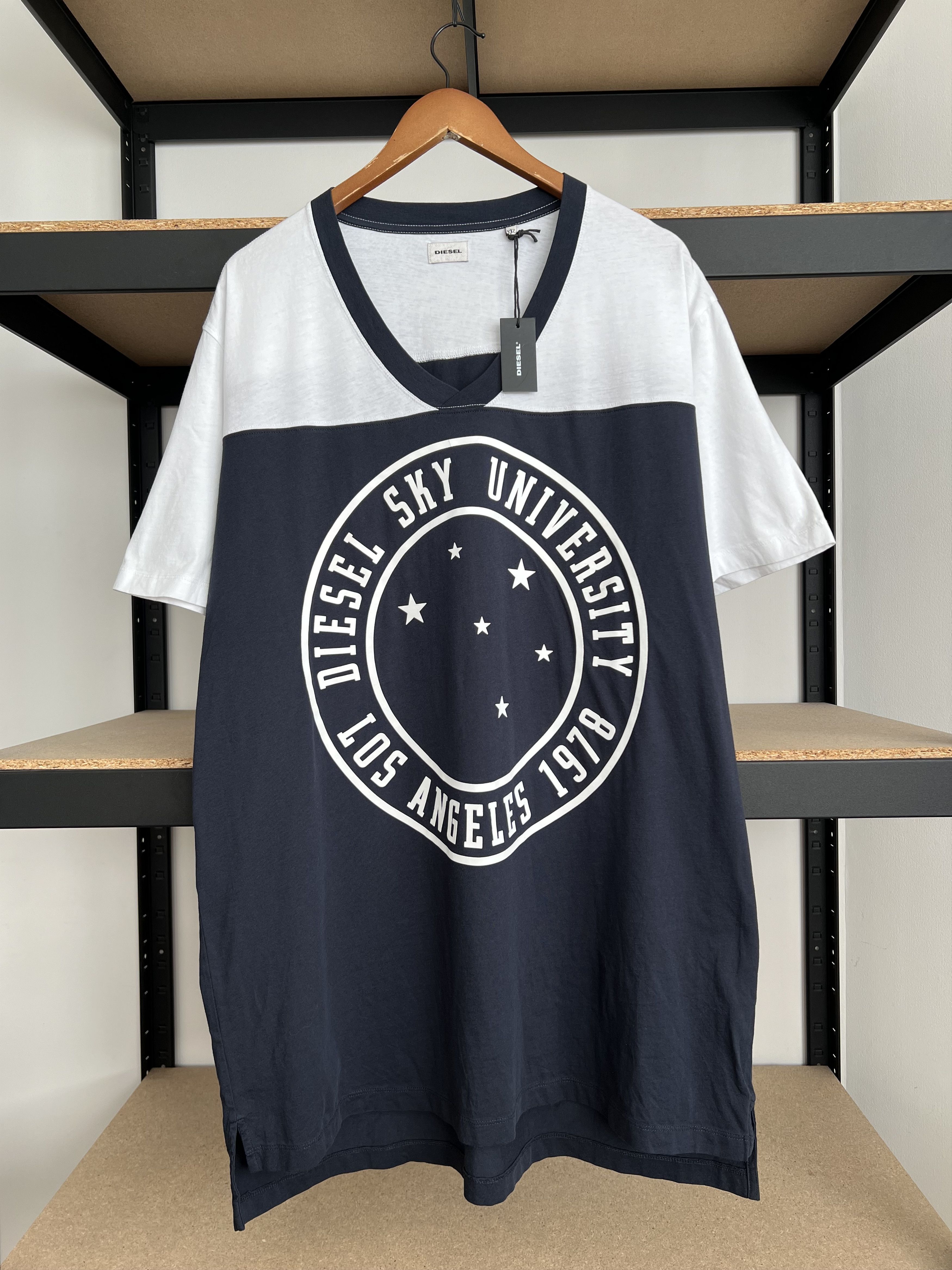 Diesel Diesel Sky University Los Angeles 1978 V-neck T-shirt Size US XXL / EU 58 / 5 - 1 Thumbnail
