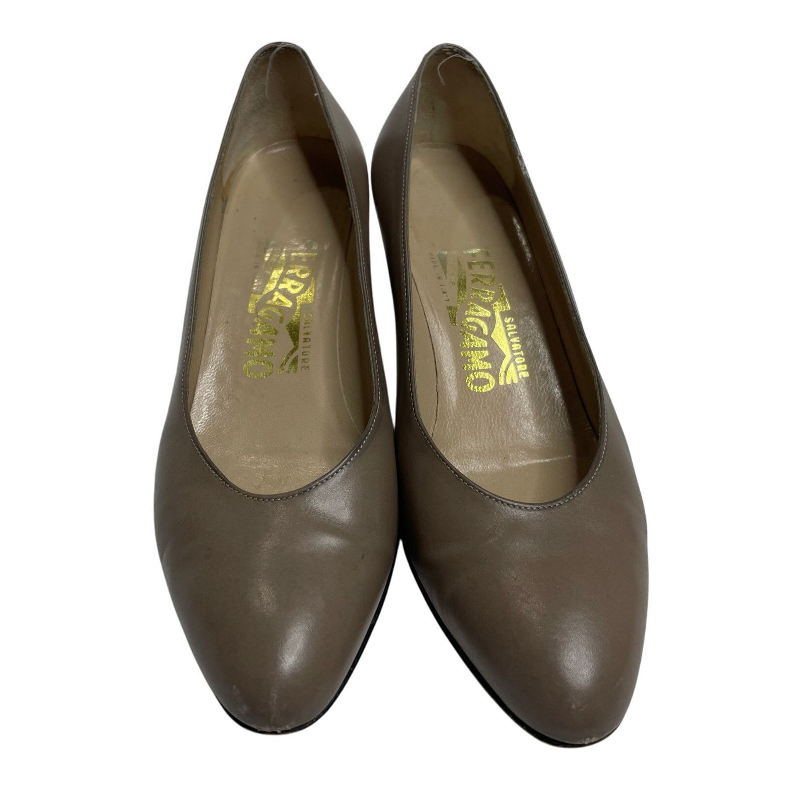 Salvatore Ferragamo Salvatore Ferragamo Leather Pump Heels Size US 6 / IT 36 - 2 Thumbnail