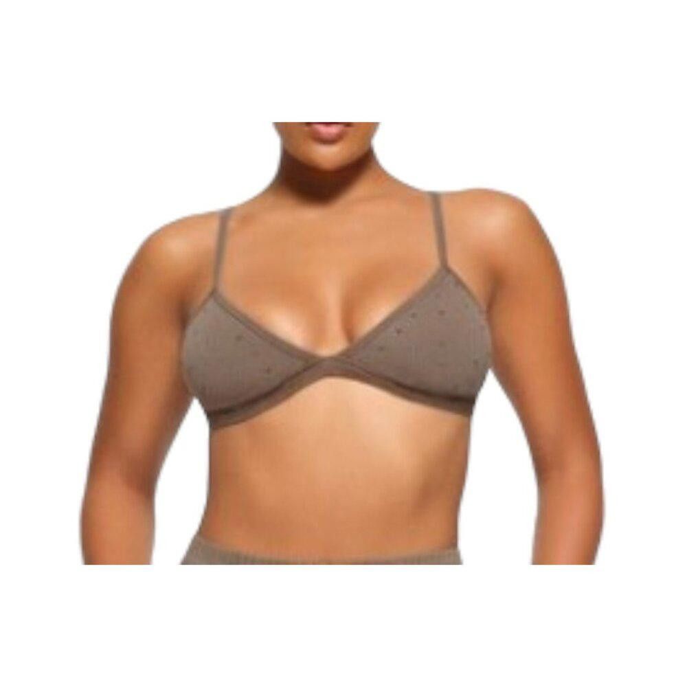 Designer SKB1714 Skims NWT Outdoor Rhinestone Bralette Desert 4X Size ONE SIZE - 2 Thumbnail