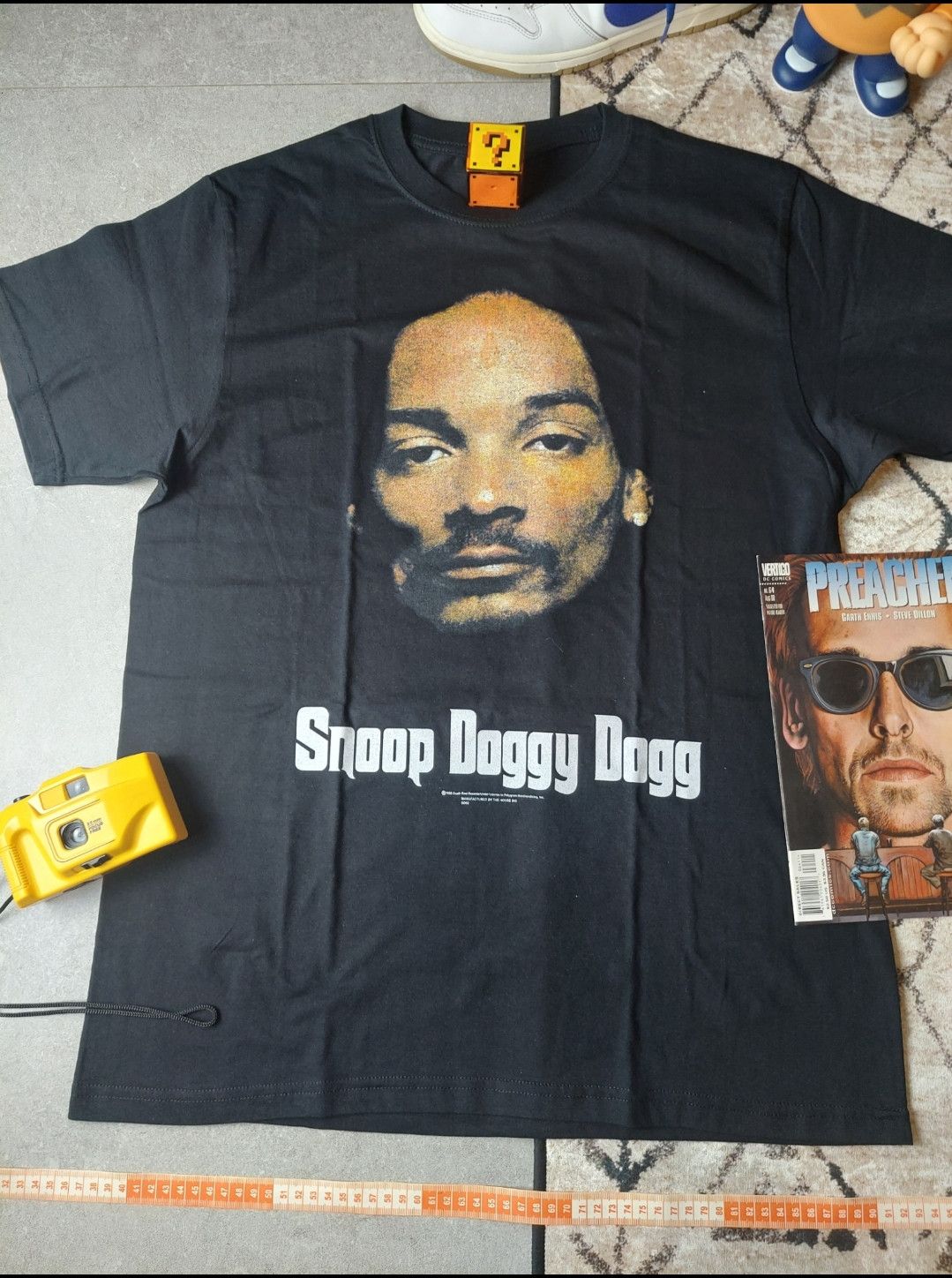 T-shirt Snoop Dogg Noir - Homme Taille L - Graphique Hip Hop (occasion)