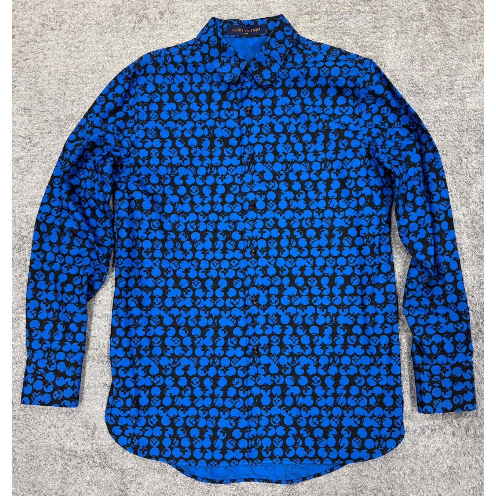 Louis Vuitton Louis Vuitton DNA Blue Circle Logo Long Sleeve Monogram Size US S / EU 44-46 / 1 - 4 Thumbnail