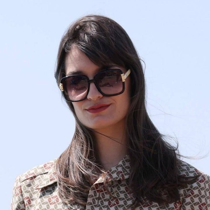 image of New Gucci Gg1066S 004 Sunglasses in Brown, Women's