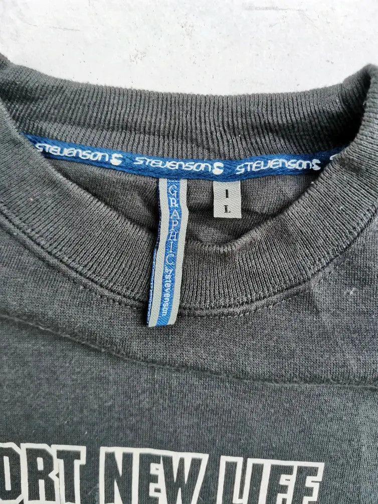 Stevenson Overall Co. Rare!!! Stevenson Report New Life Big Logo Sweatshirt Size US L / EU 52-54 / 3 - 3 Thumbnail