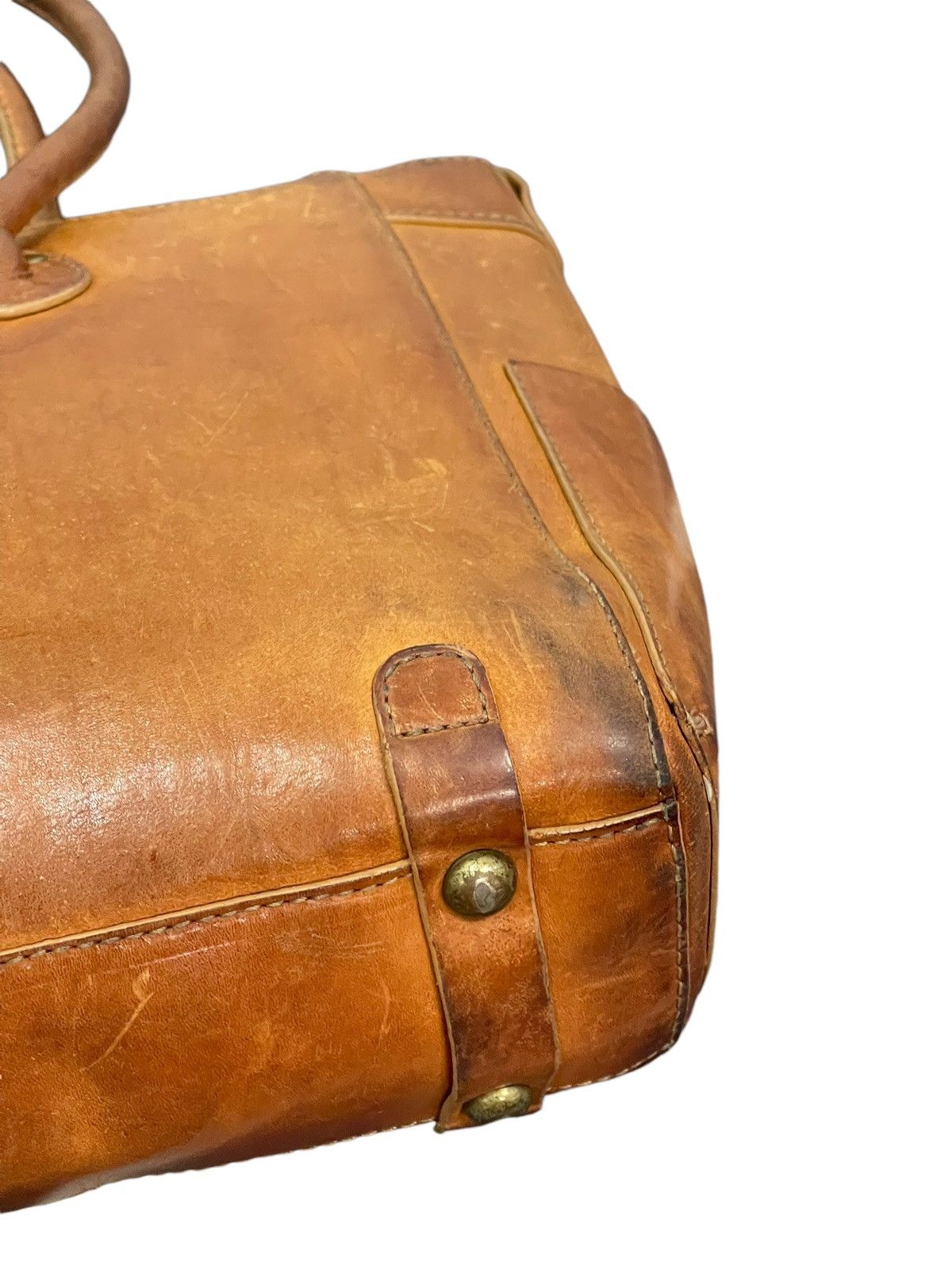 Japanese Brand Full Leather Patina Le Midi Tote Shoulder Bag 1🟩2 Size ONE SIZE - 14 Thumbnail
