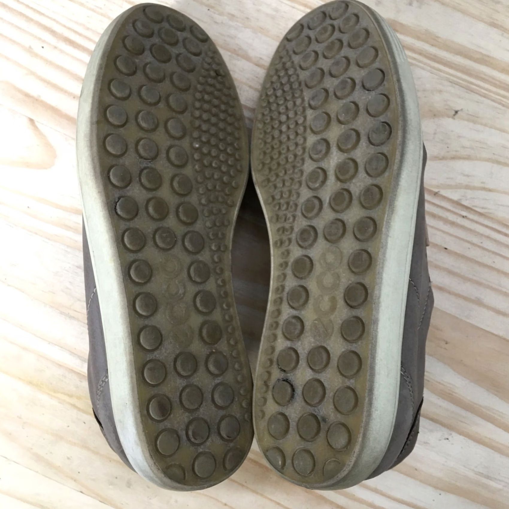 Ecco ECCO Shoes Womens Casual Sneakers Leather Low Top Grey Lace Up Comfort Size S / US 4 / IT 40 - 7 Thumbnail