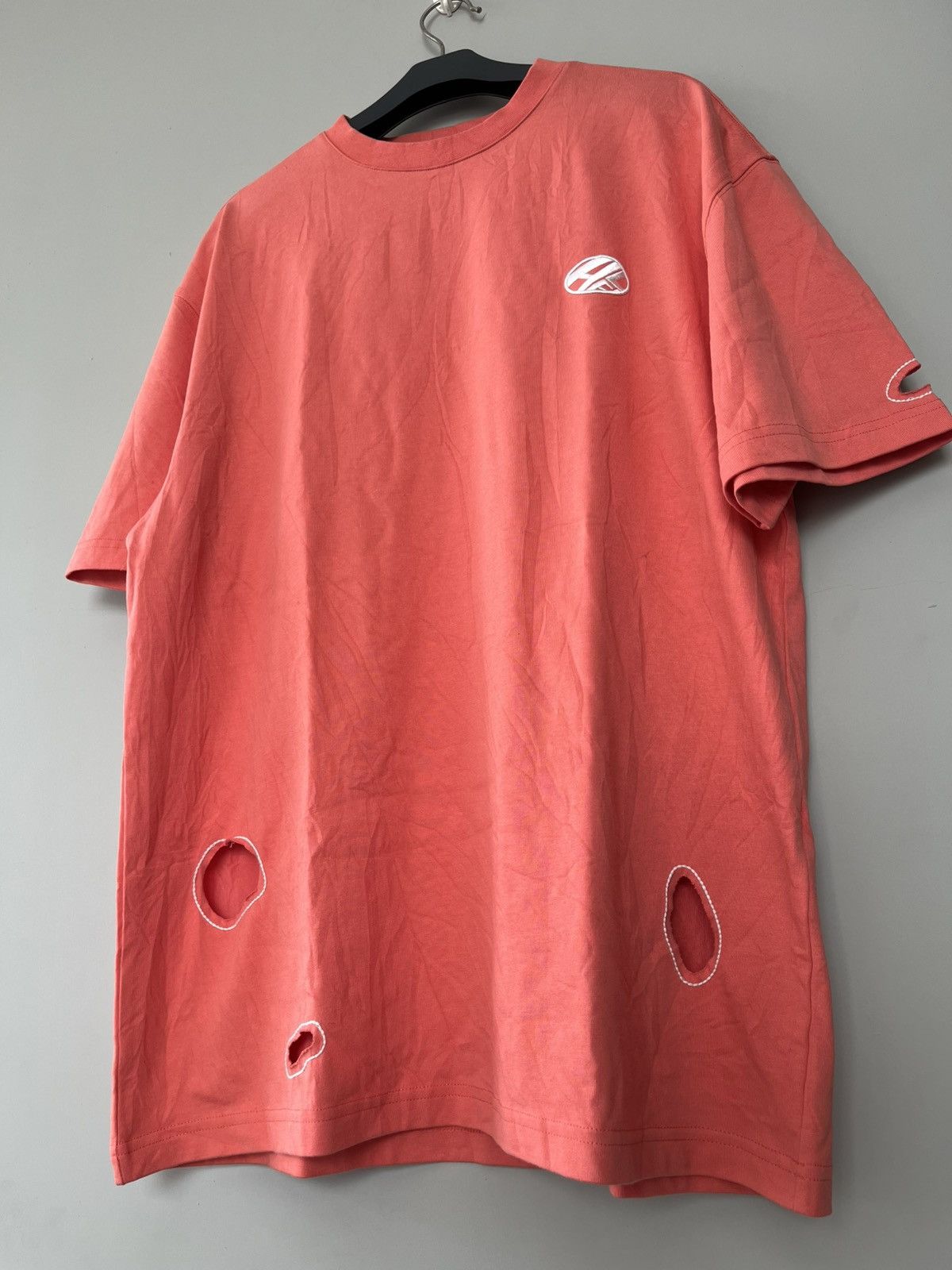 Ader Error SS2022 Ader Error Distressed Sawn Hole Model T-Shirt Size US L / EU 52-54 / 3 - 8 Thumbnail